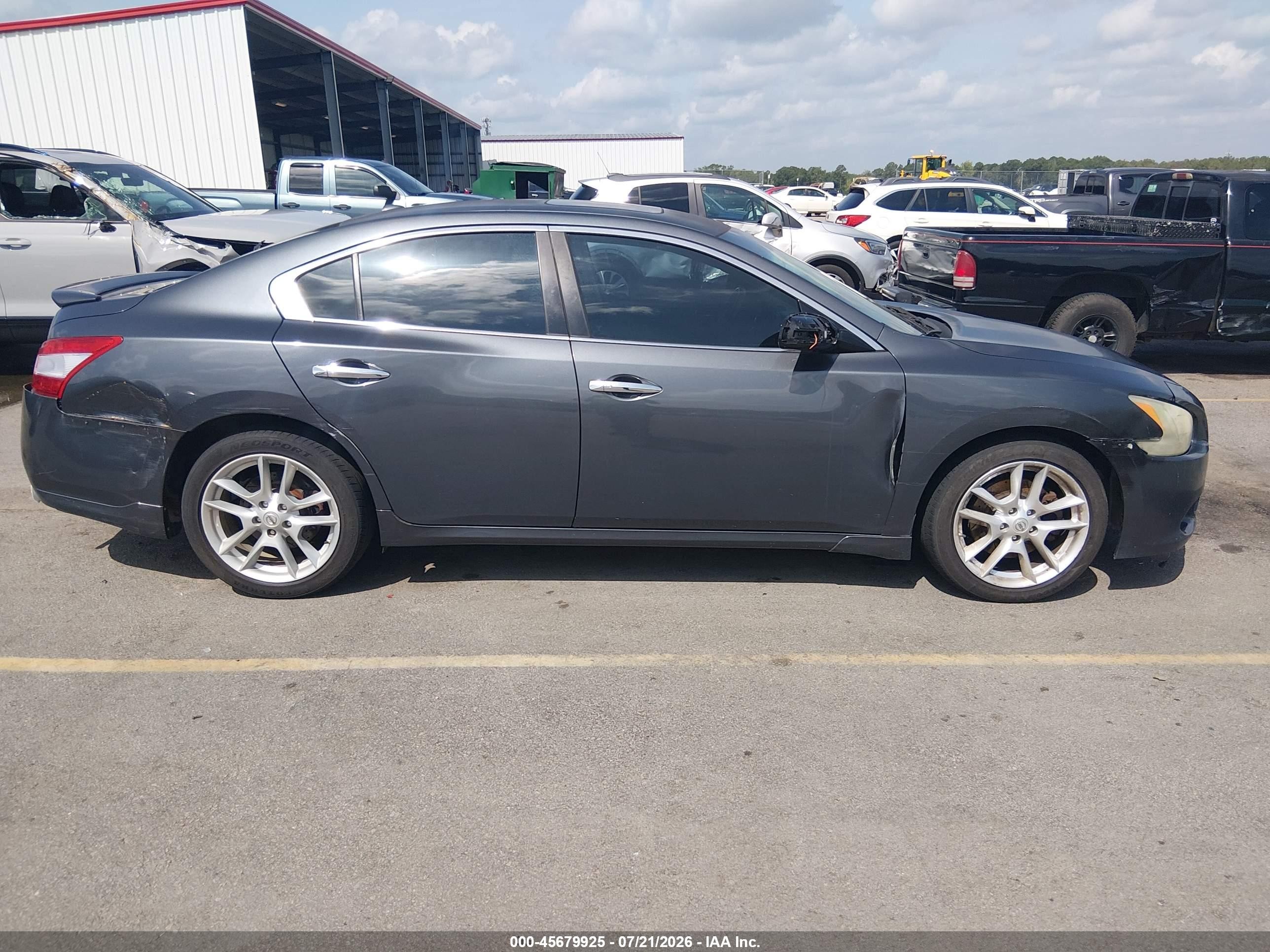 2010 Nissan Maxima 3.5 Sv Серый vin: 1N4AA5AP1AC840269