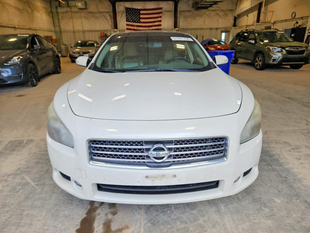 2010 Nissan Maxima 3.5 S Белый vin: 1N4AA5AP1AC847173