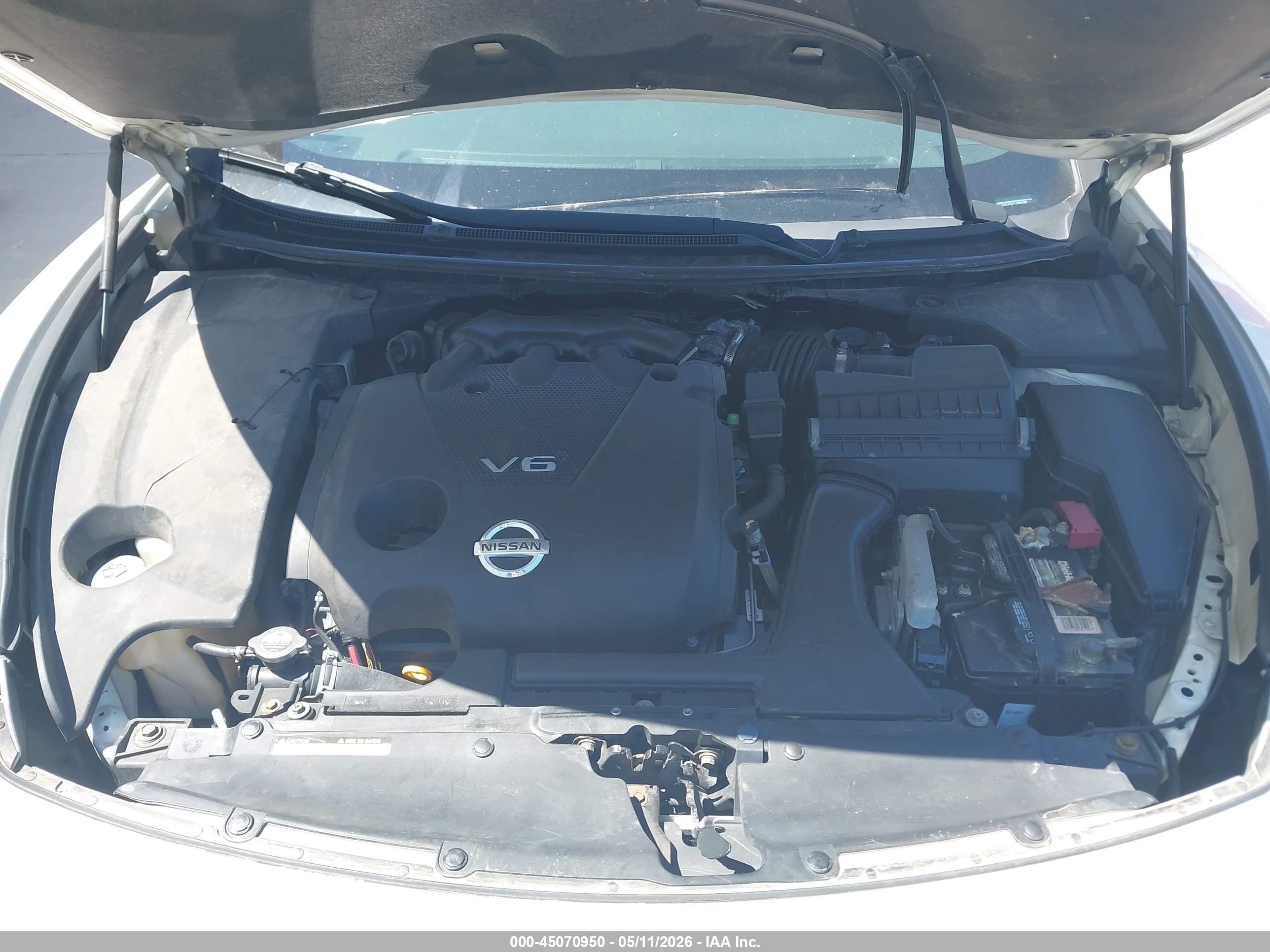 2010 Nissan Maxima 3.5 S White vin: 1N4AA5AP1AC853989