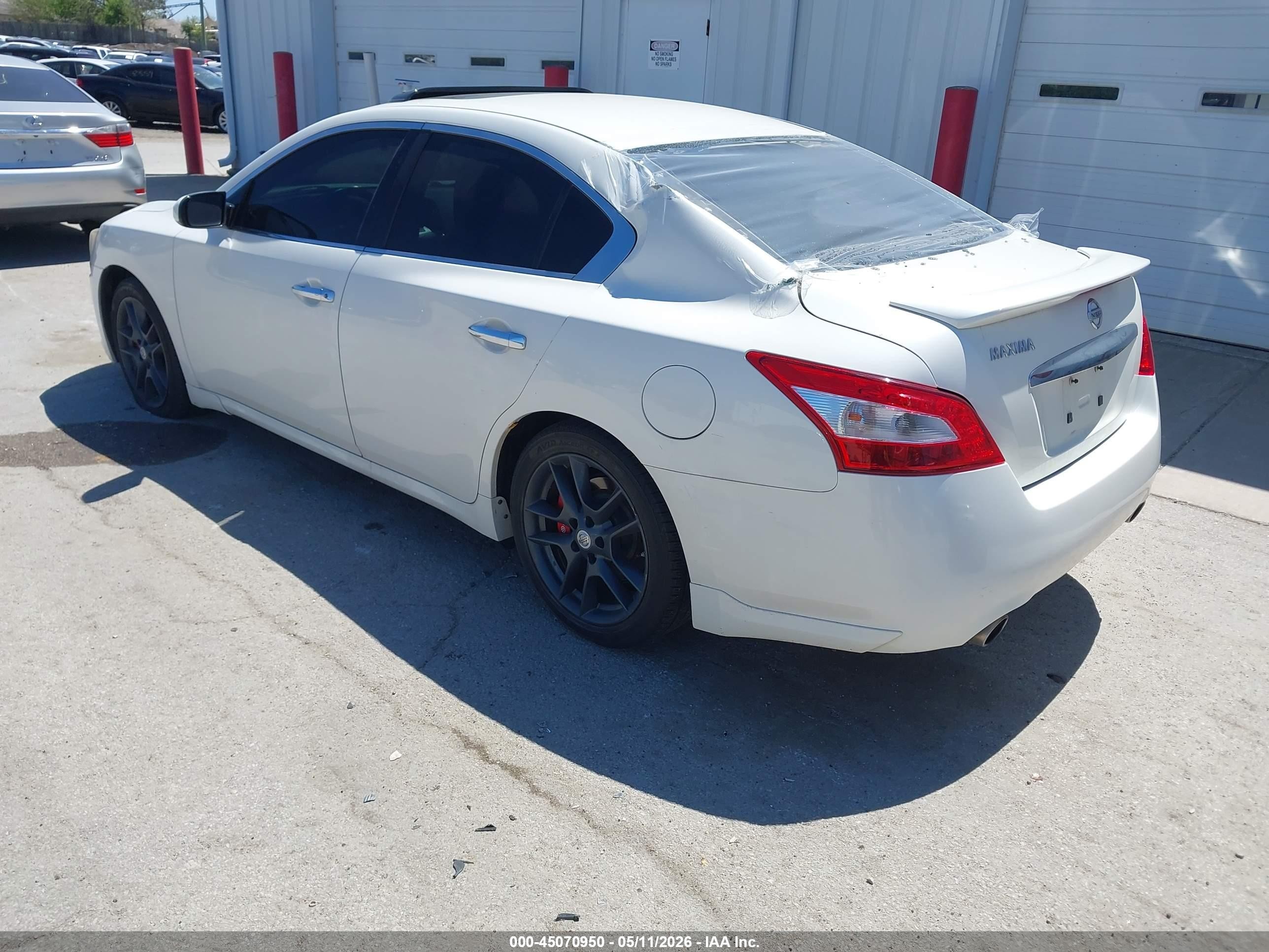 2010 Nissan Maxima 3.5 S White vin: 1N4AA5AP1AC853989