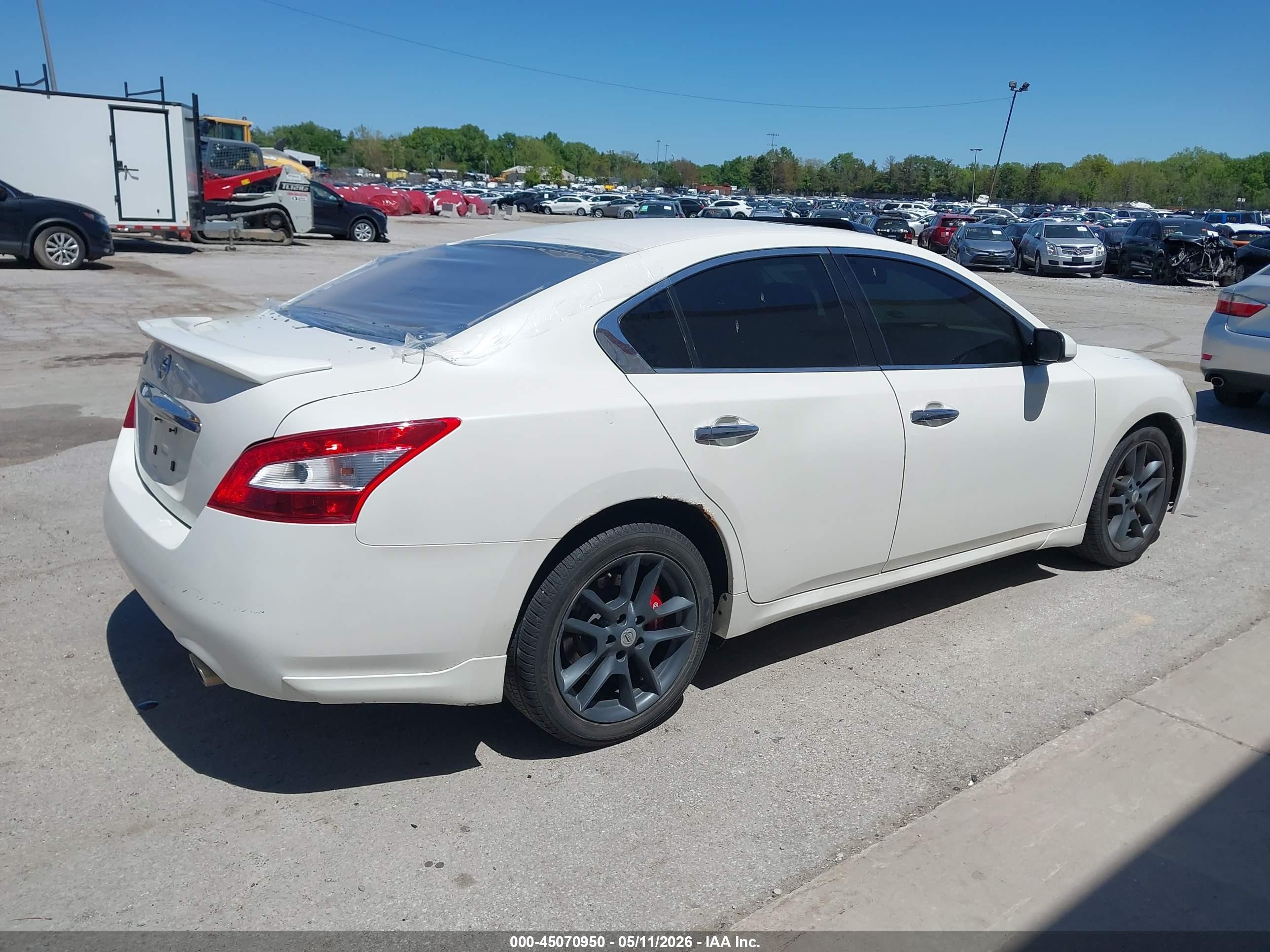 2010 Nissan Maxima 3.5 S White vin: 1N4AA5AP1AC853989
