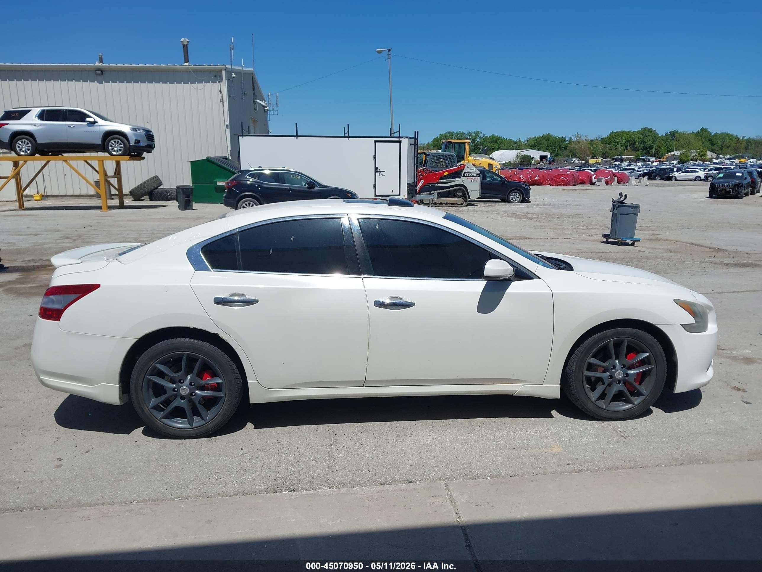 2010 Nissan Maxima 3.5 S White vin: 1N4AA5AP1AC853989