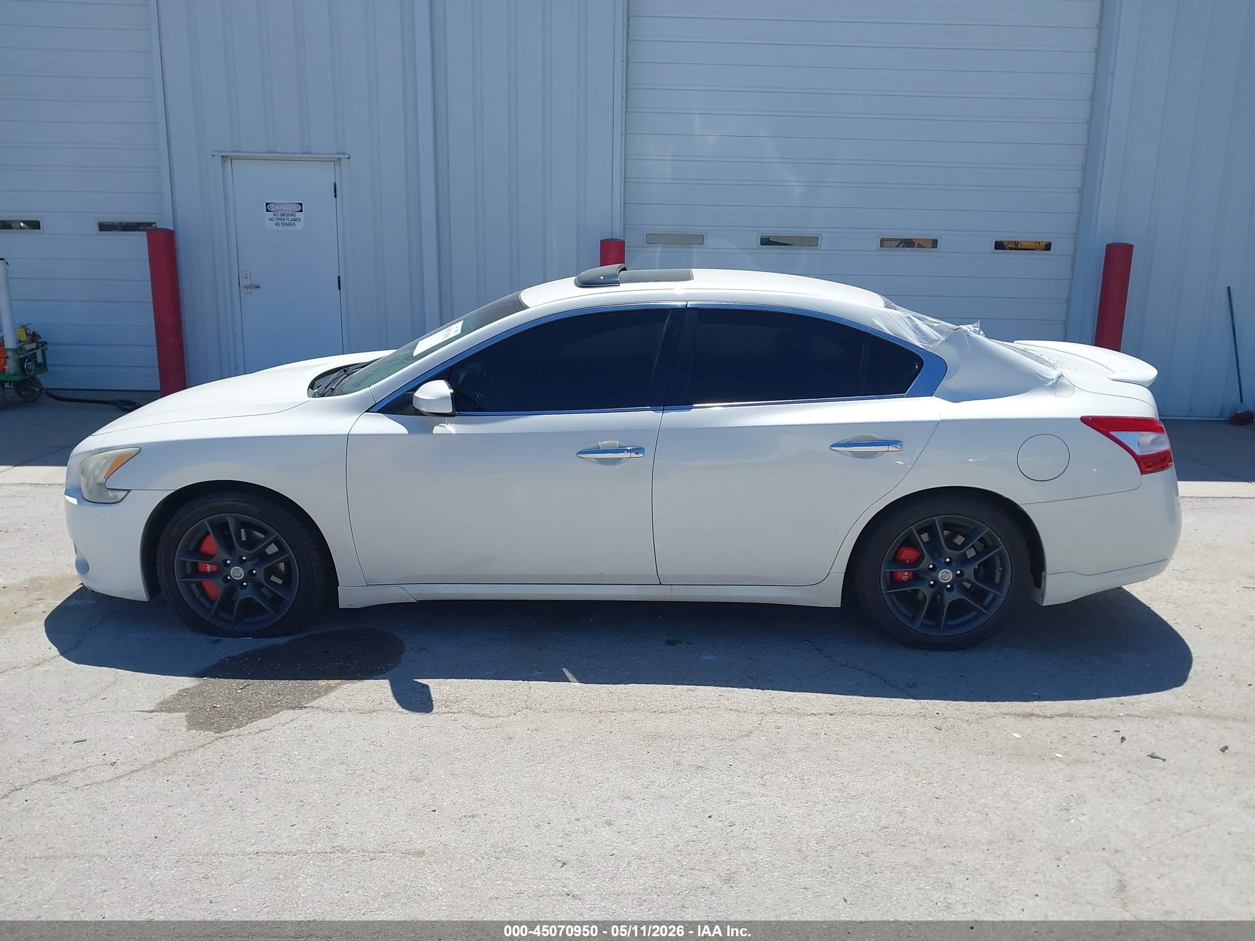 2010 Nissan Maxima 3.5 S White vin: 1N4AA5AP1AC853989
