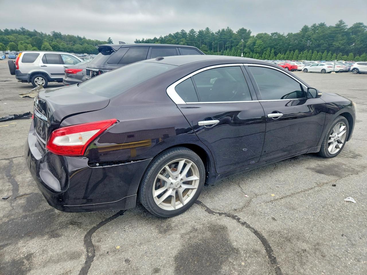 2010 Nissan Maxima 3.5 S Burgundy vin: 1N4AA5AP1AC859856
