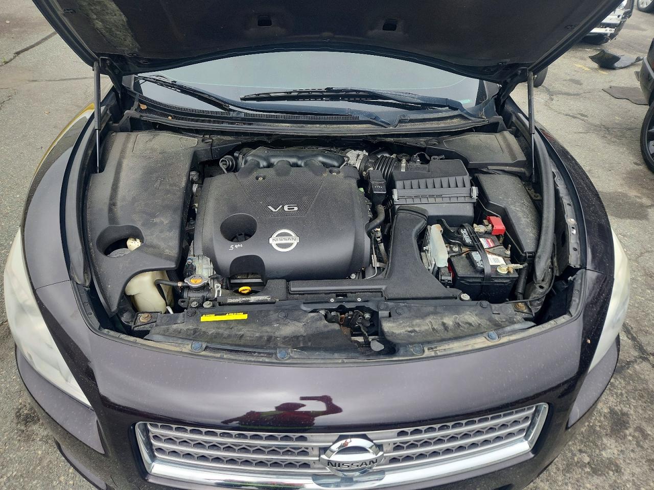 2010 Nissan Maxima 3.5 S Burgundy vin: 1N4AA5AP1AC859856