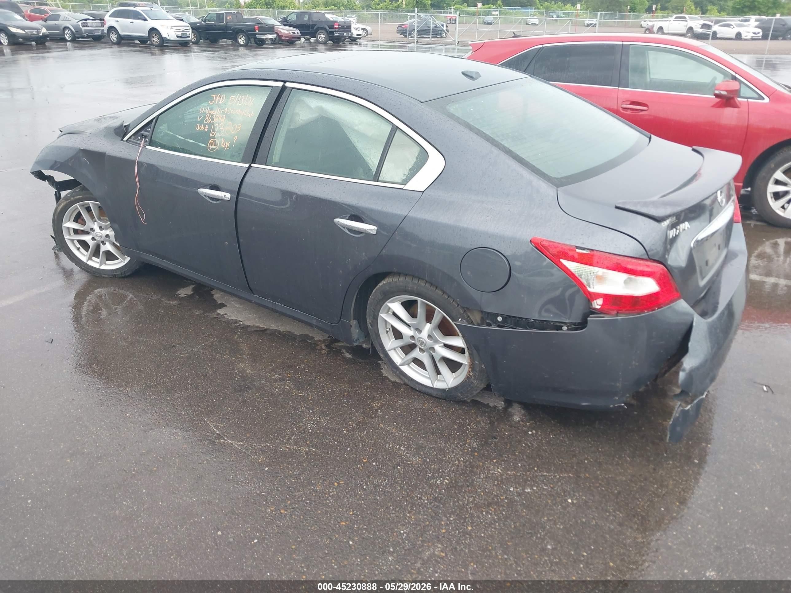 2010 Nissan Maxima 3.5 Sv Синий vin: 1N4AA5AP1AC863292