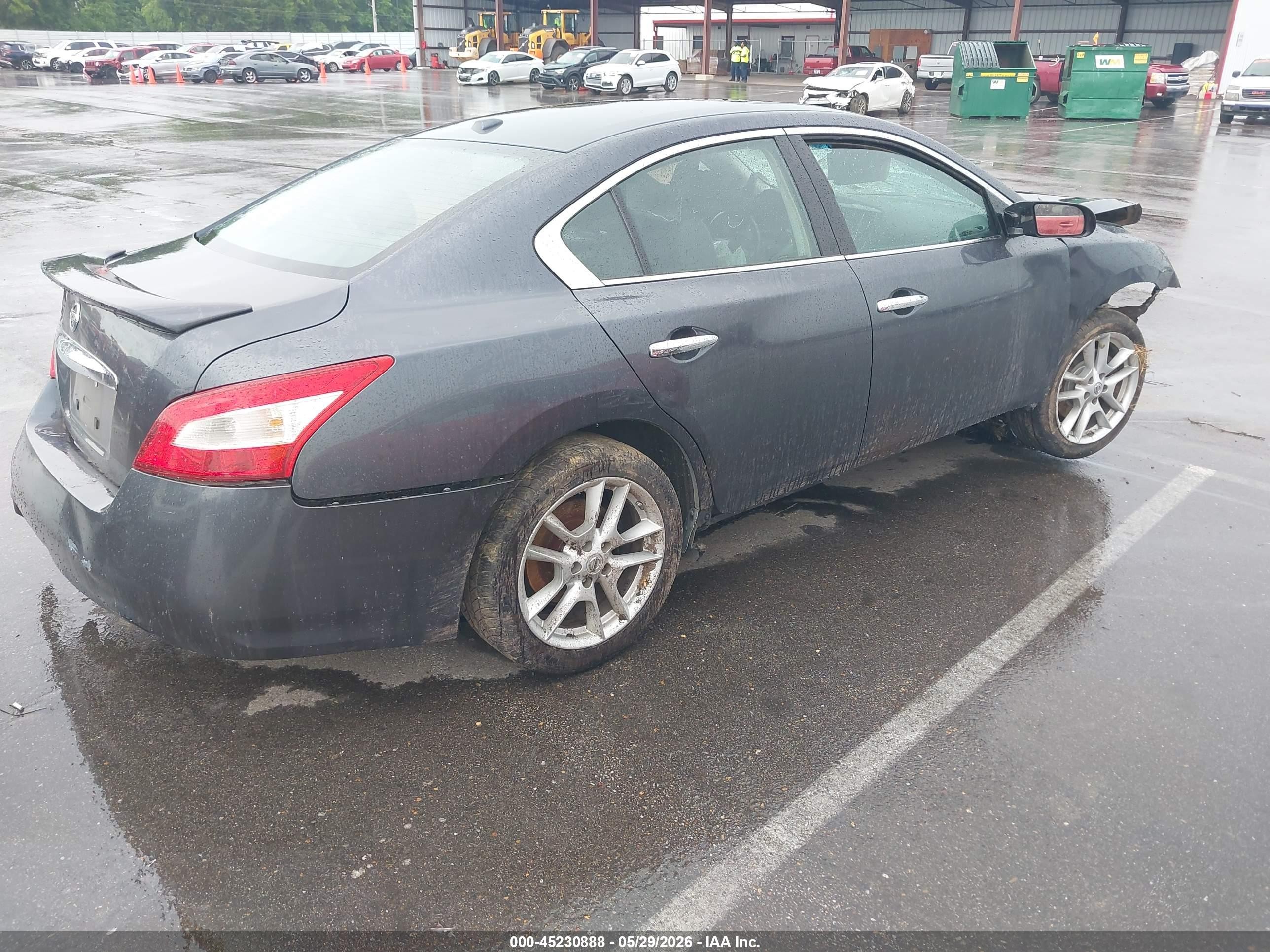 2010 Nissan Maxima 3.5 Sv Синий vin: 1N4AA5AP1AC863292