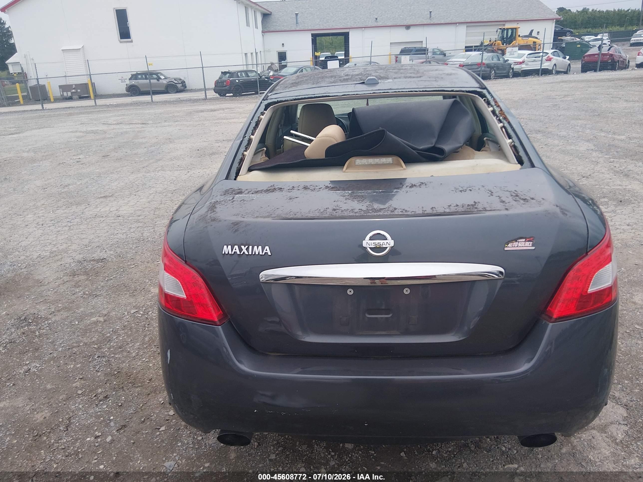 2010 Nissan Maxima 3.5 Sv Gray vin: 1N4AA5AP1AC870078