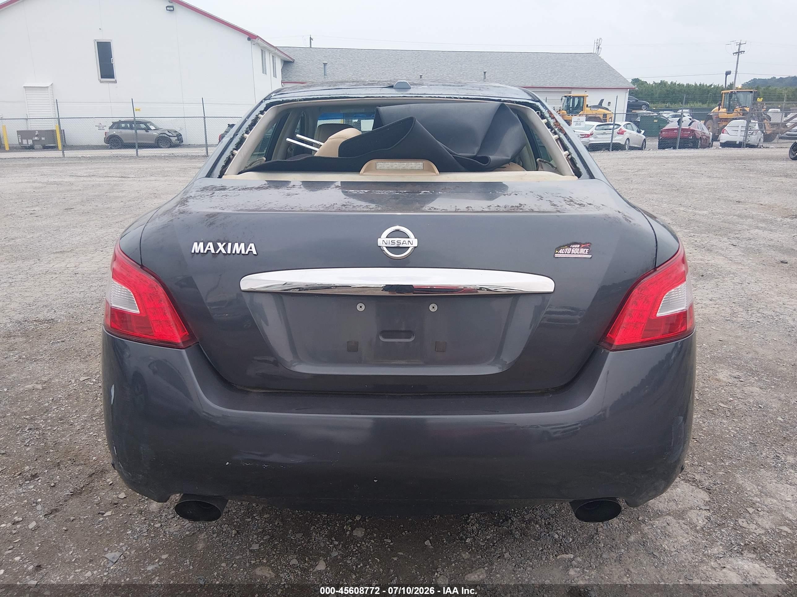 2010 Nissan Maxima 3.5 Sv Gray vin: 1N4AA5AP1AC870078