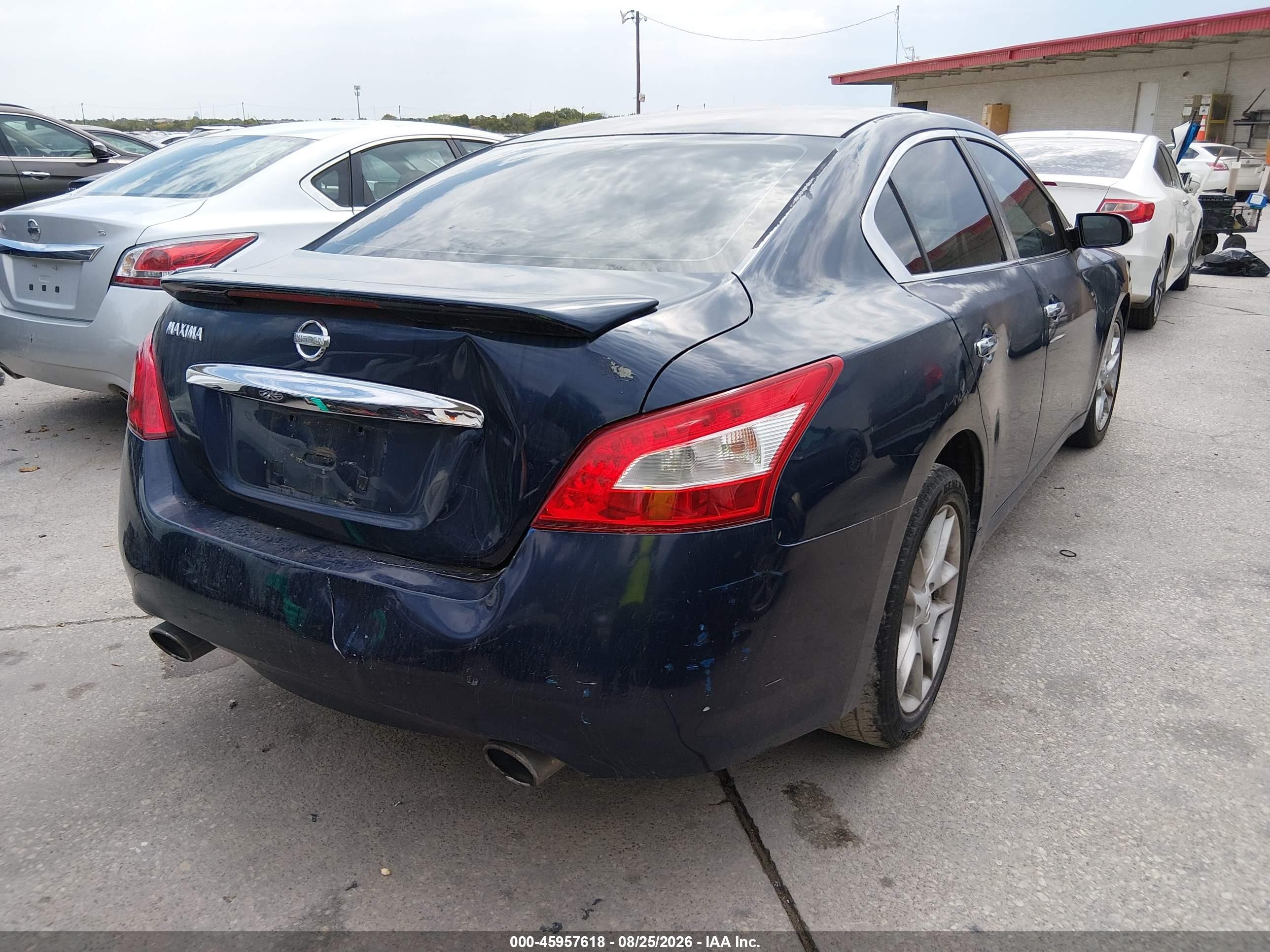 2011 Nissan Maxima 3.5 S Blue vin: 1N4AA5AP1BC800596