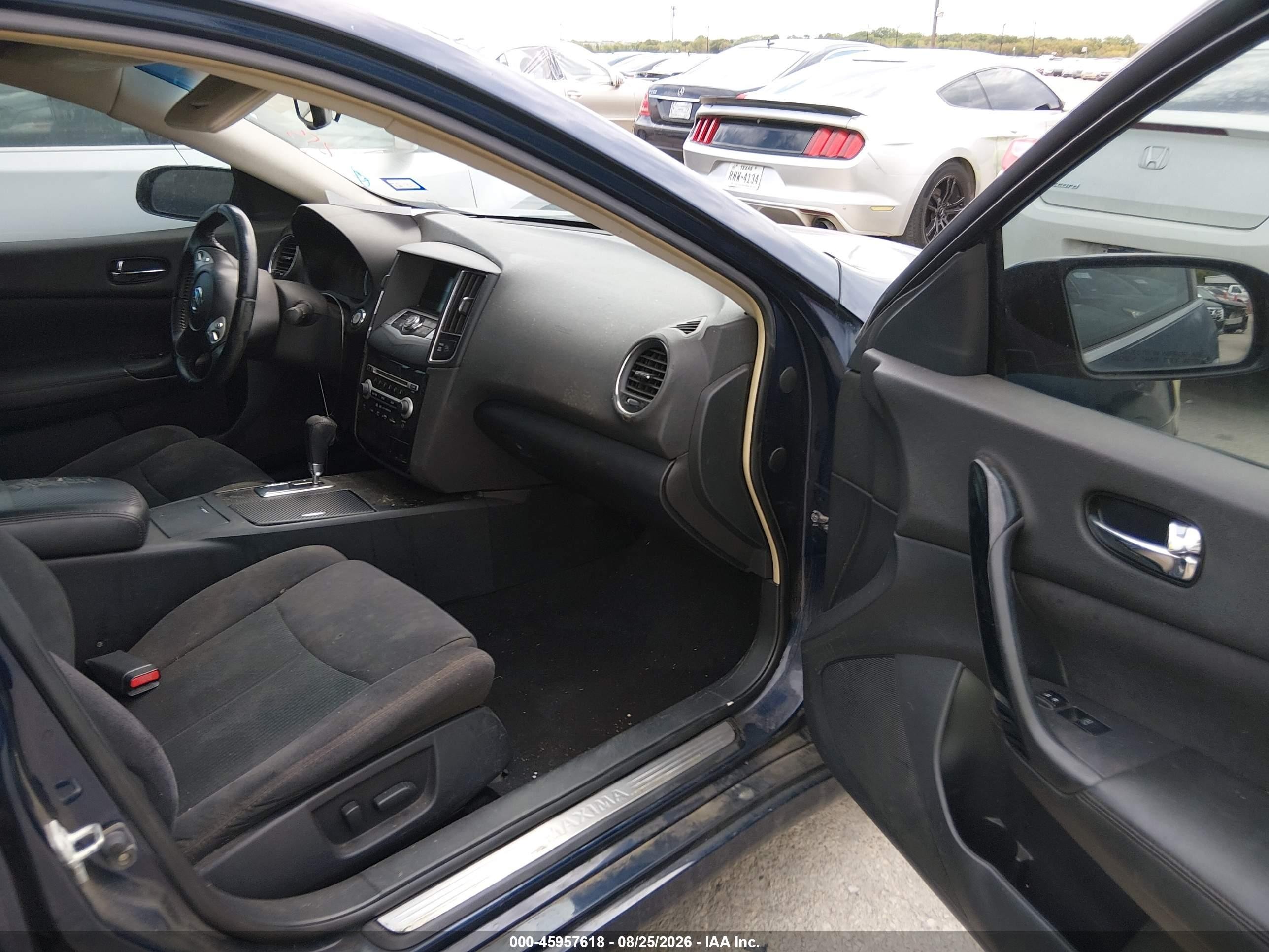 2011 Nissan Maxima 3.5 S Blue vin: 1N4AA5AP1BC800596