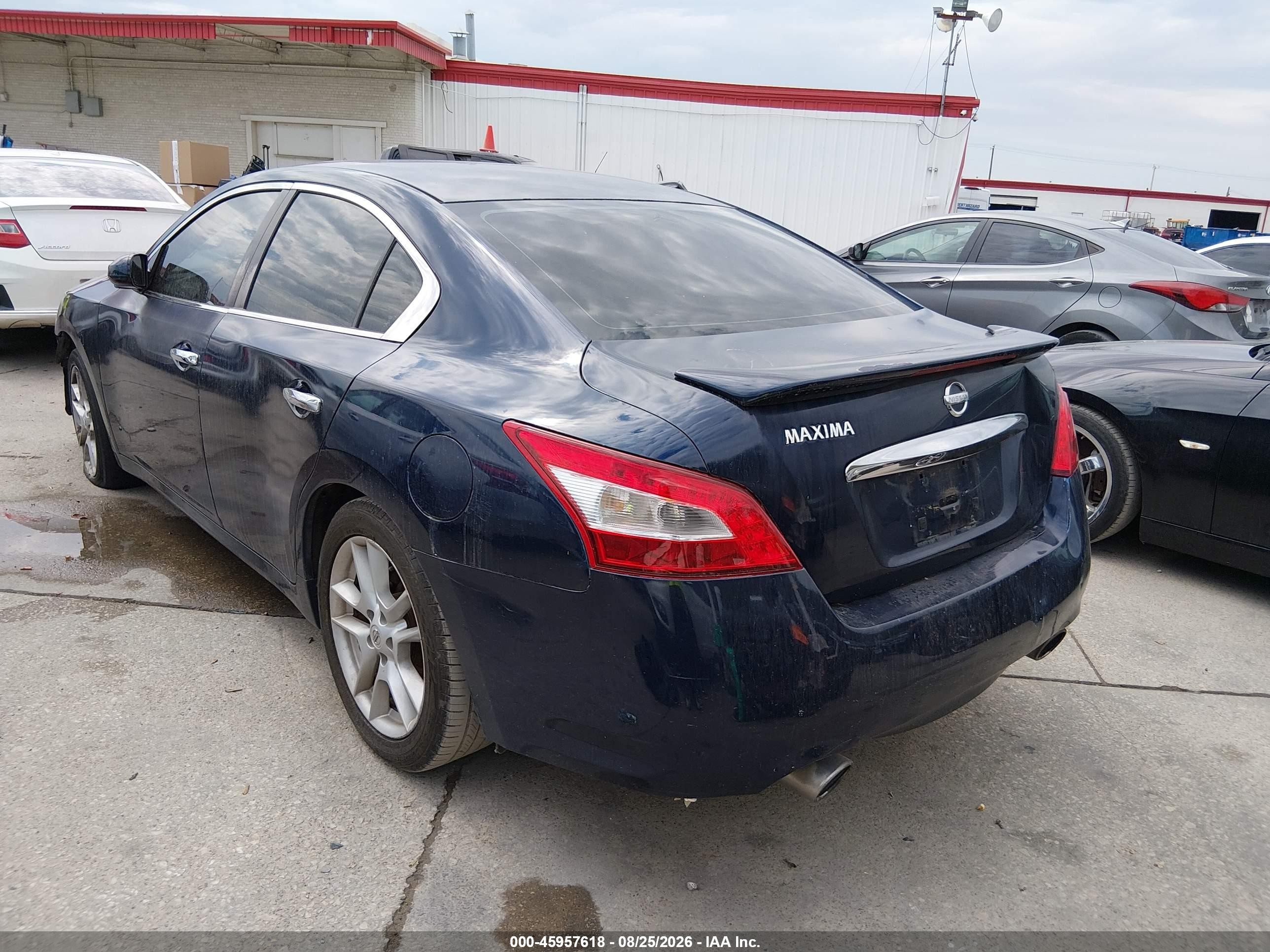 2011 Nissan Maxima 3.5 S Blue vin: 1N4AA5AP1BC800596