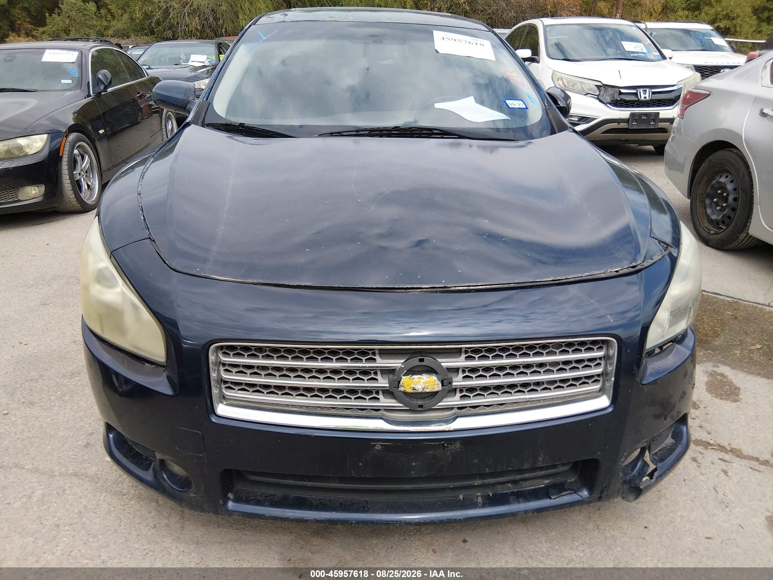 2011 Nissan Maxima 3.5 S Blue vin: 1N4AA5AP1BC800596