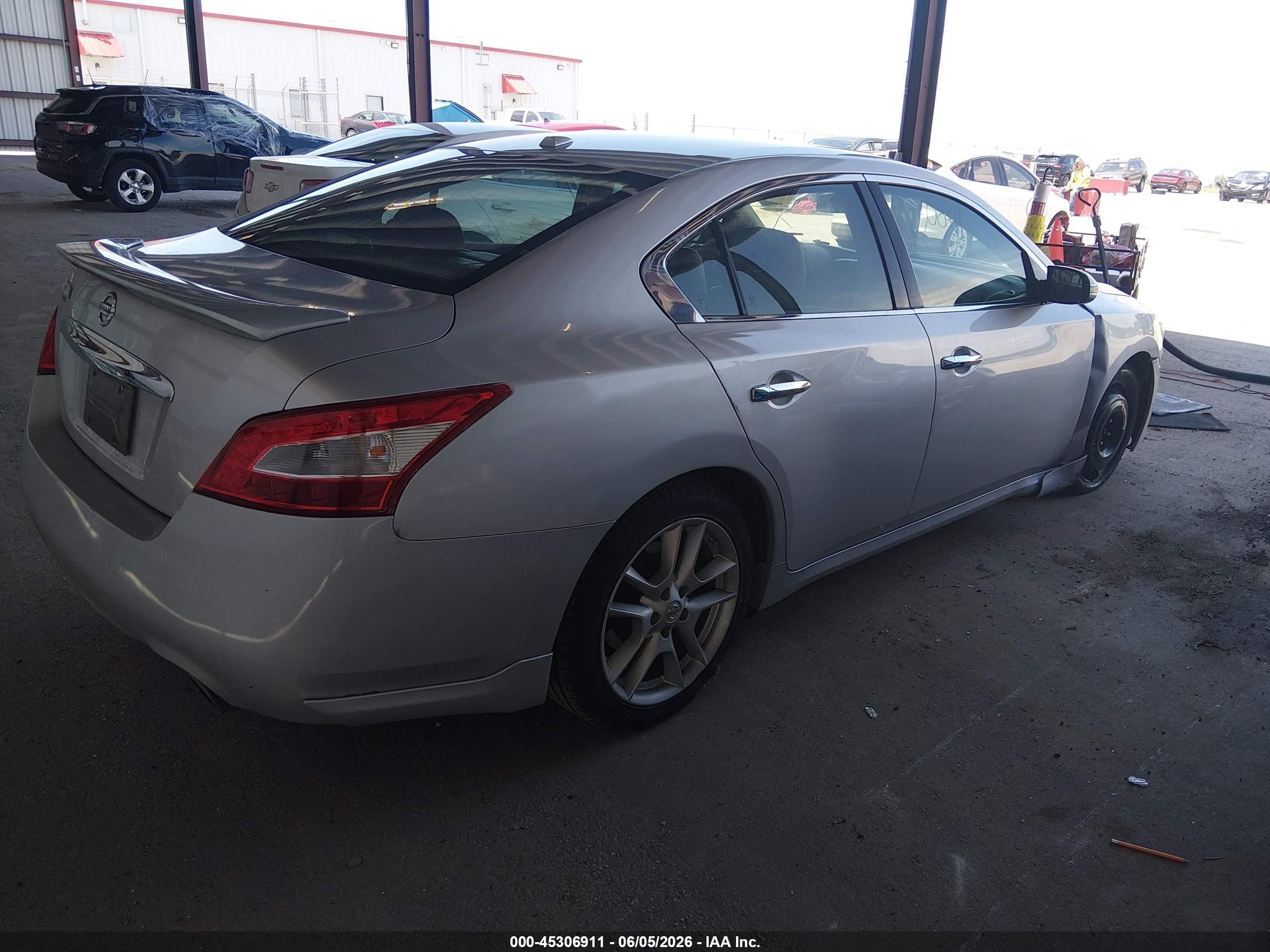 2011 Nissan Maxima 3.5 Sv Серебряный vin: 1N4AA5AP1BC807807