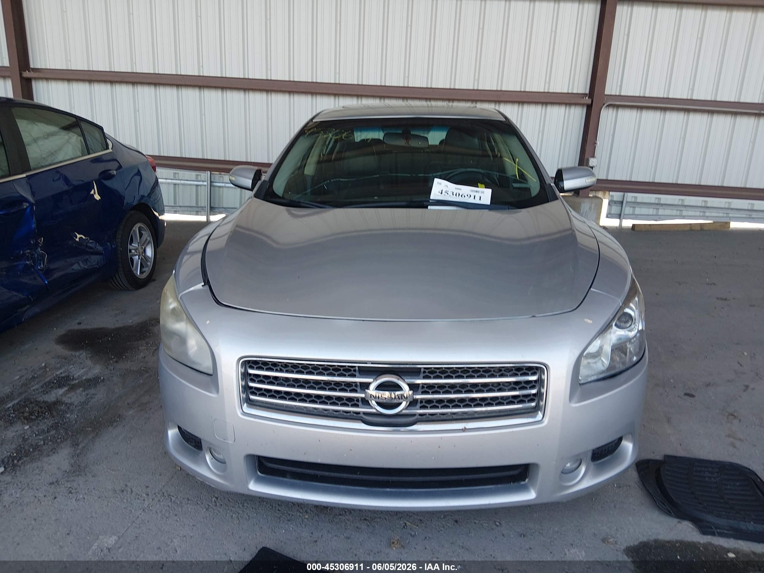 2011 Nissan Maxima 3.5 Sv Серебряный vin: 1N4AA5AP1BC807807