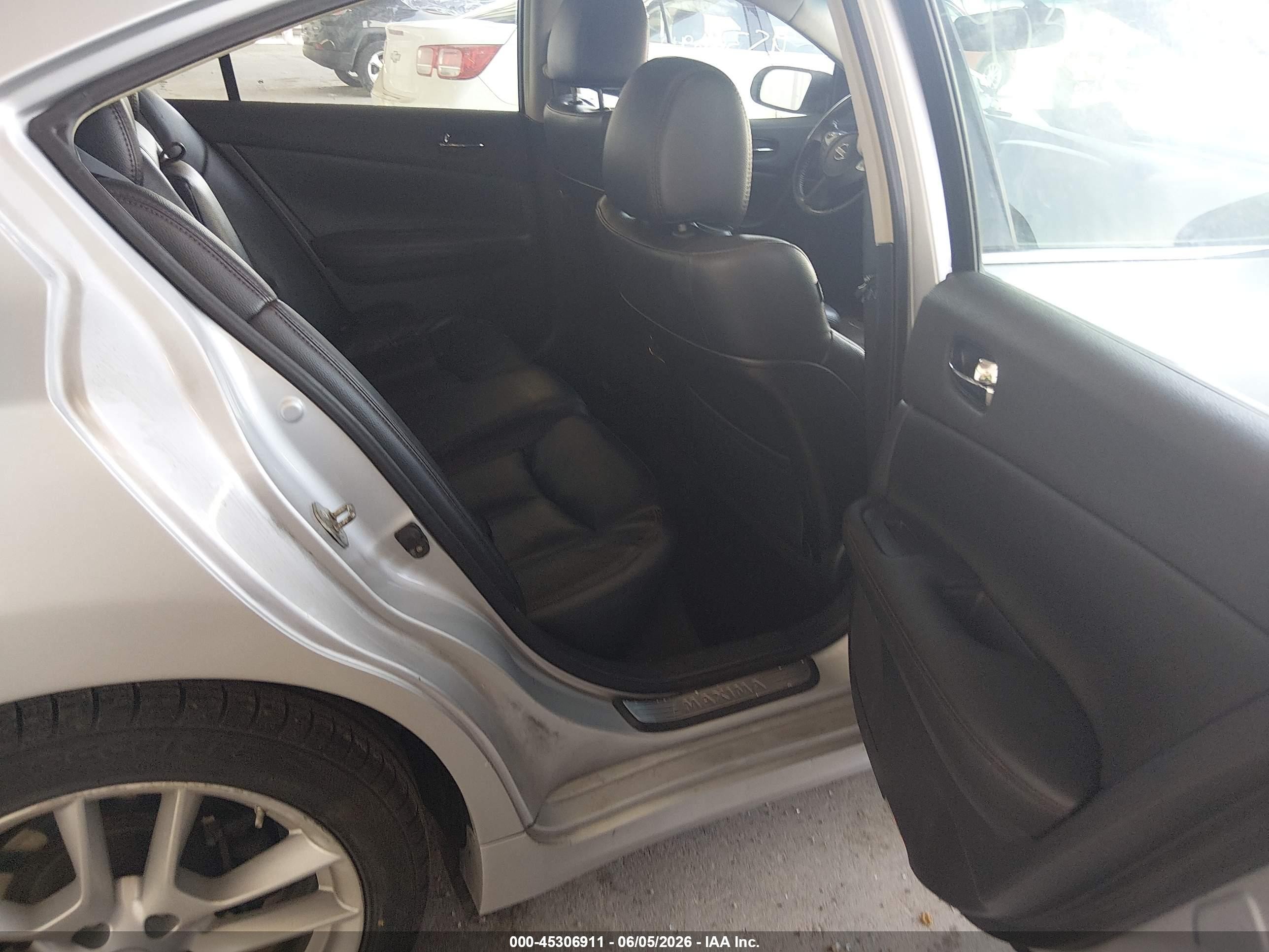 2011 Nissan Maxima 3.5 Sv Серебряный vin: 1N4AA5AP1BC807807