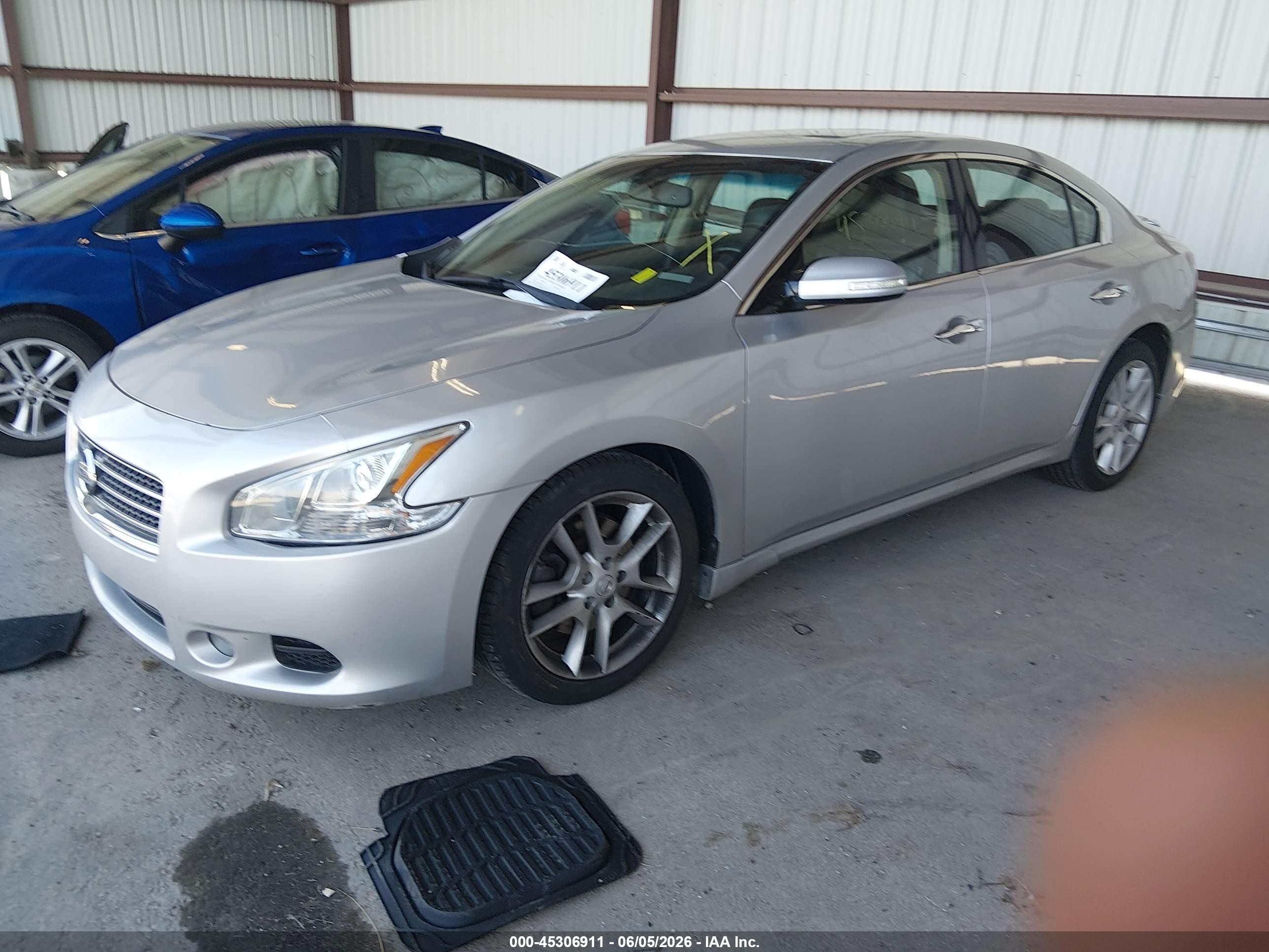 2011 Nissan Maxima 3.5 Sv Серебряный vin: 1N4AA5AP1BC807807