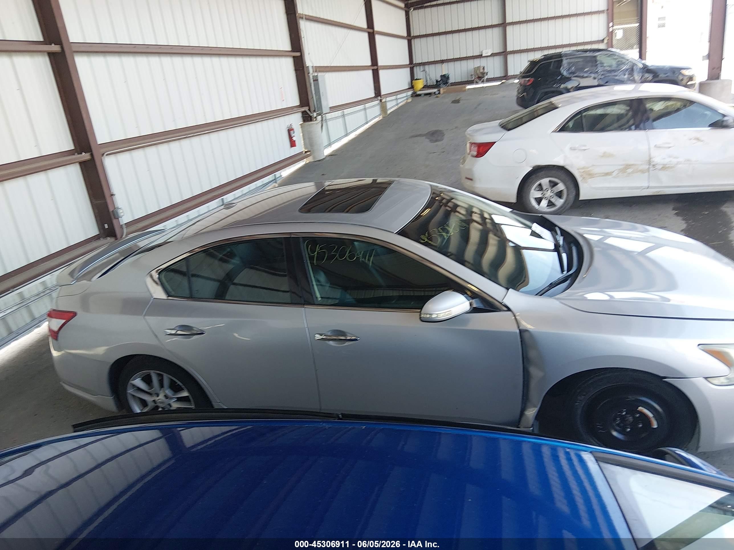 2011 Nissan Maxima 3.5 Sv Серебряный vin: 1N4AA5AP1BC807807
