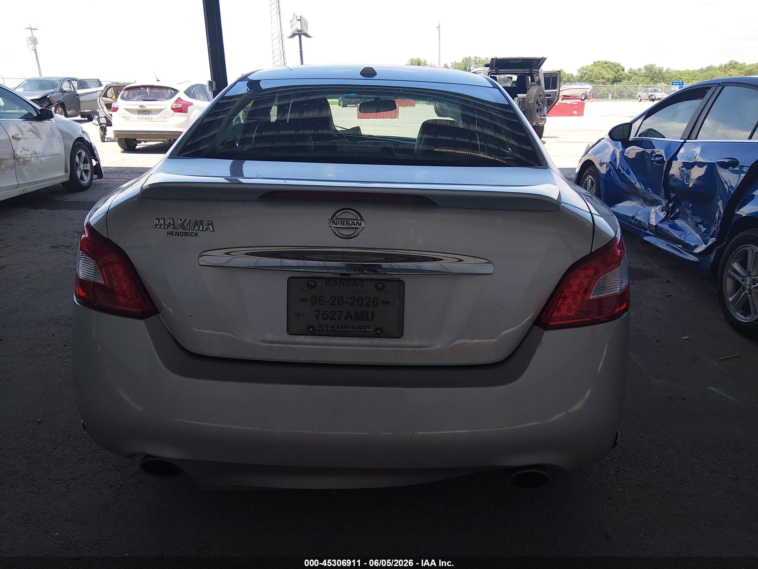 2011 Nissan Maxima 3.5 Sv Серебряный vin: 1N4AA5AP1BC807807