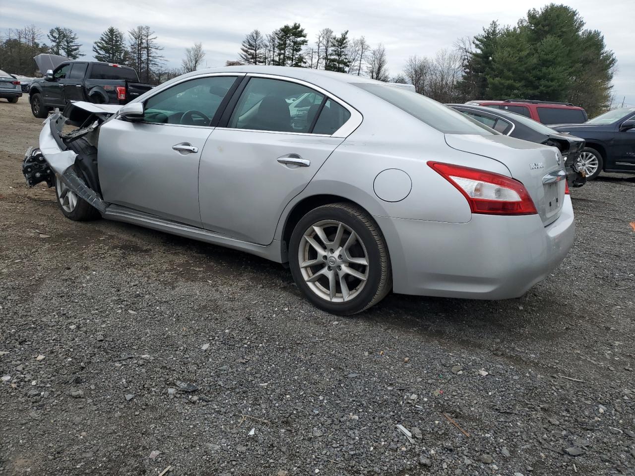 2011 Nissan Maxima S Silver vin: 1N4AA5AP1BC815194