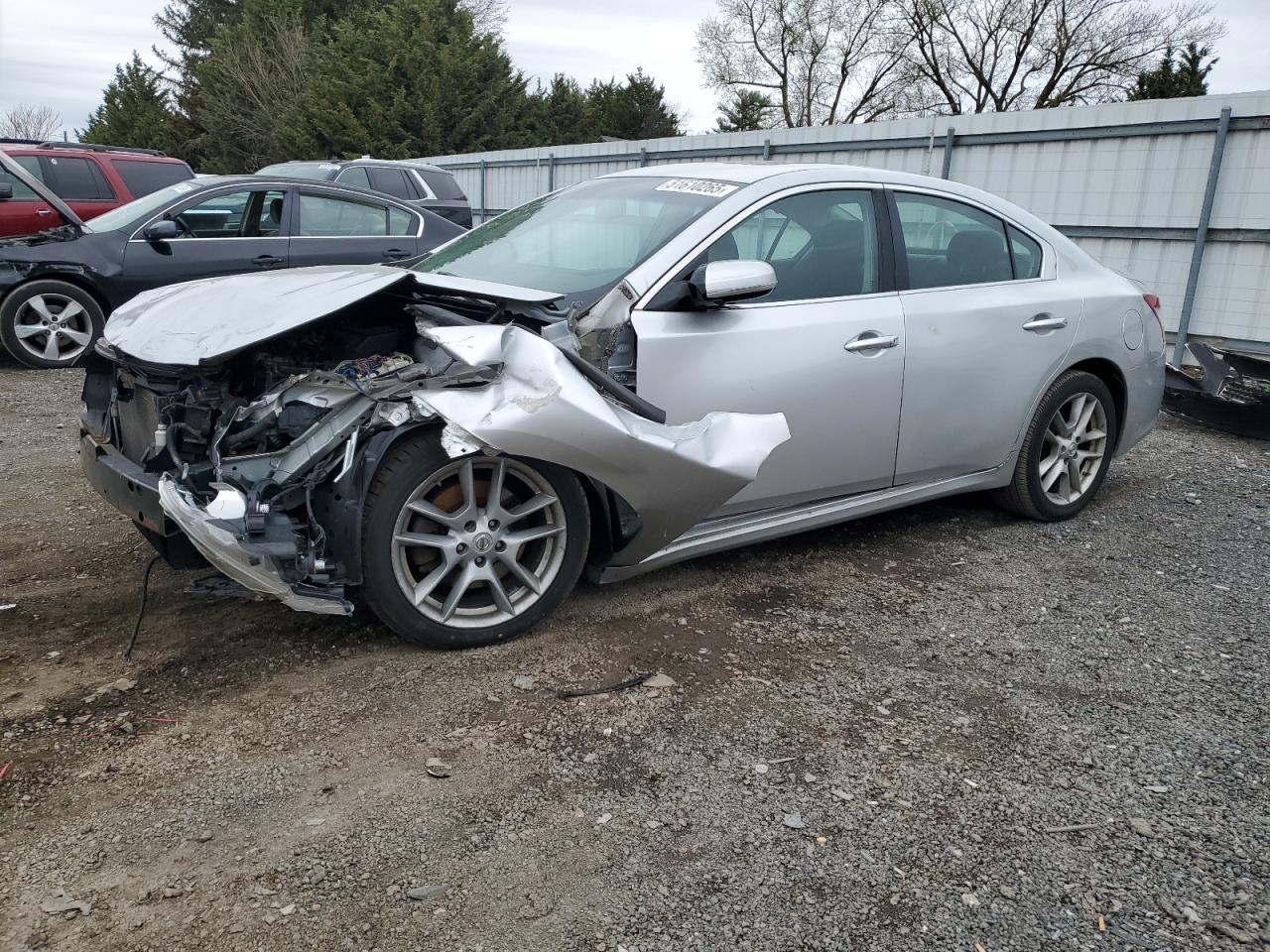 2011 Nissan Maxima S Silver vin: 1N4AA5AP1BC815194
