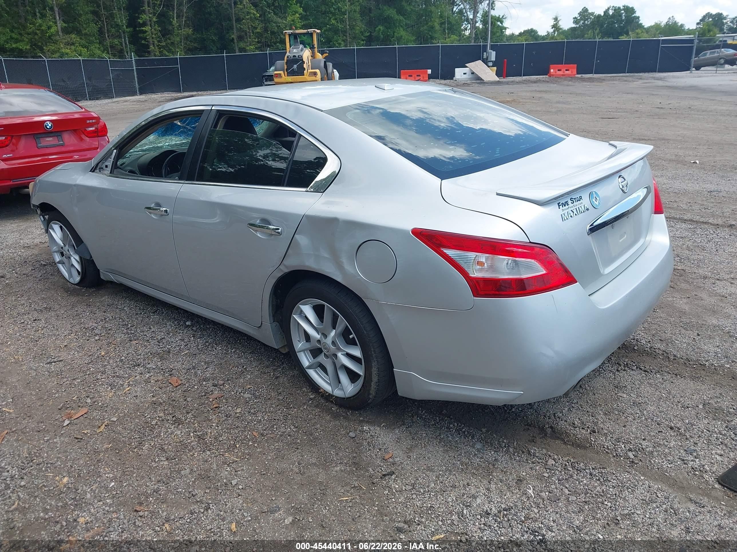 2011 Nissan Maxima 3.5 Sv Gray vin: 1N4AA5AP1BC838944