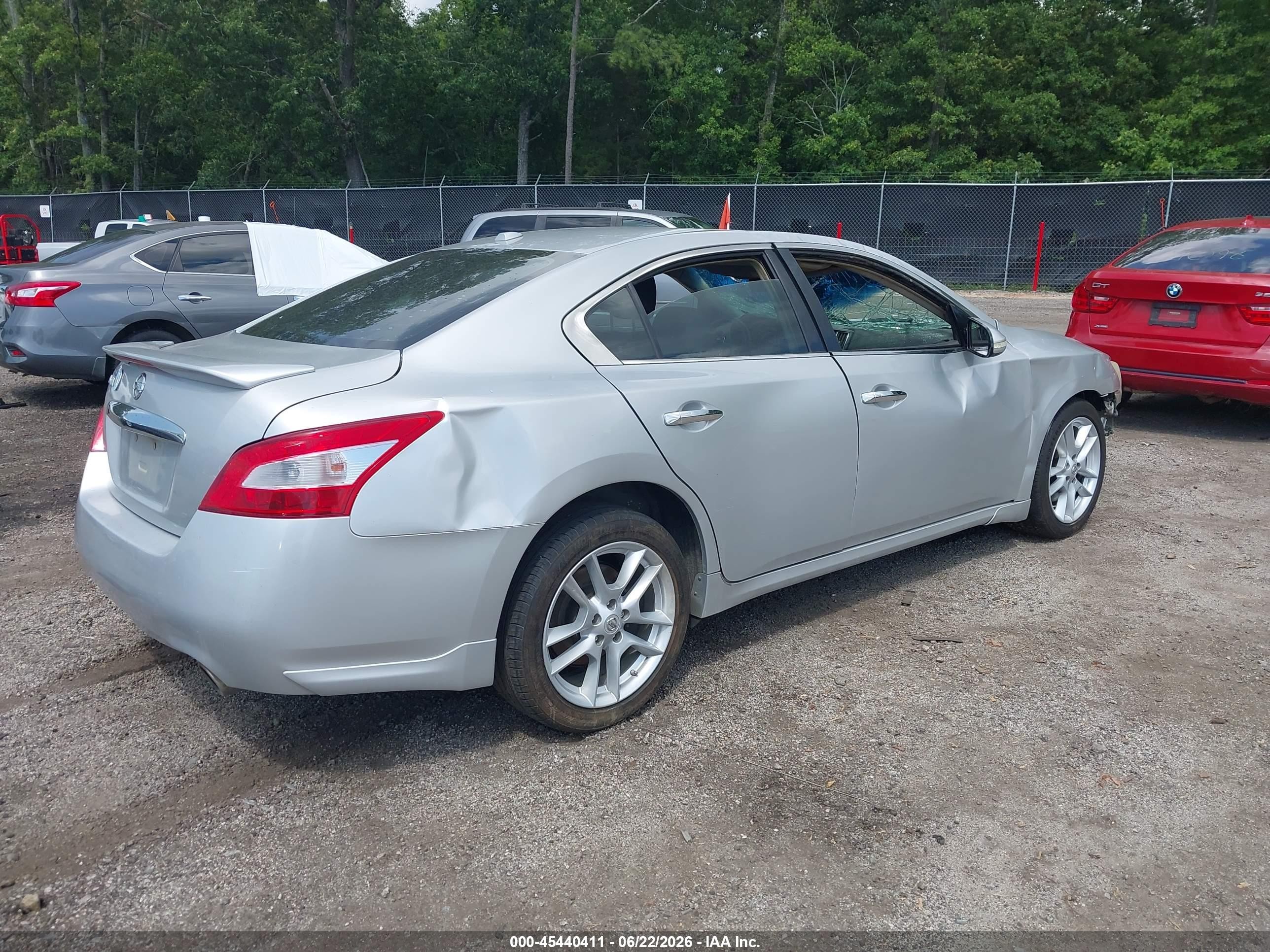 2011 Nissan Maxima 3.5 Sv Gray vin: 1N4AA5AP1BC838944
