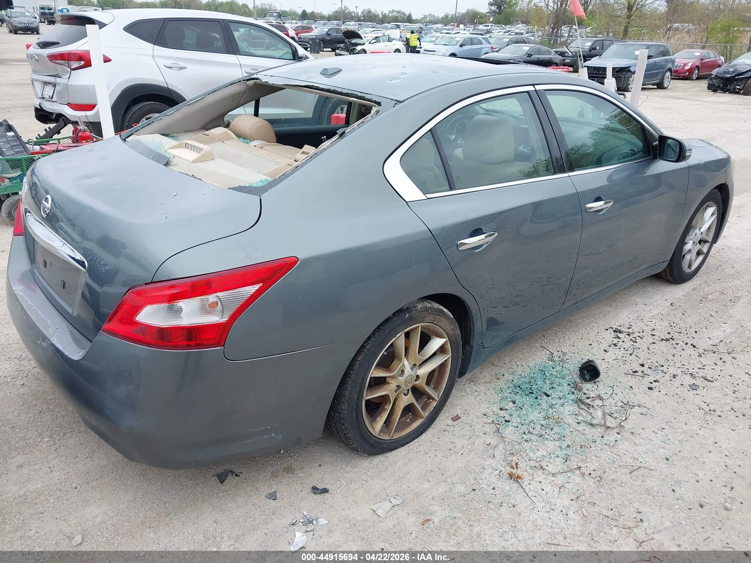 2011 Nissan Maxima 3.5 Sv Gray vin: 1N4AA5AP1BC845733