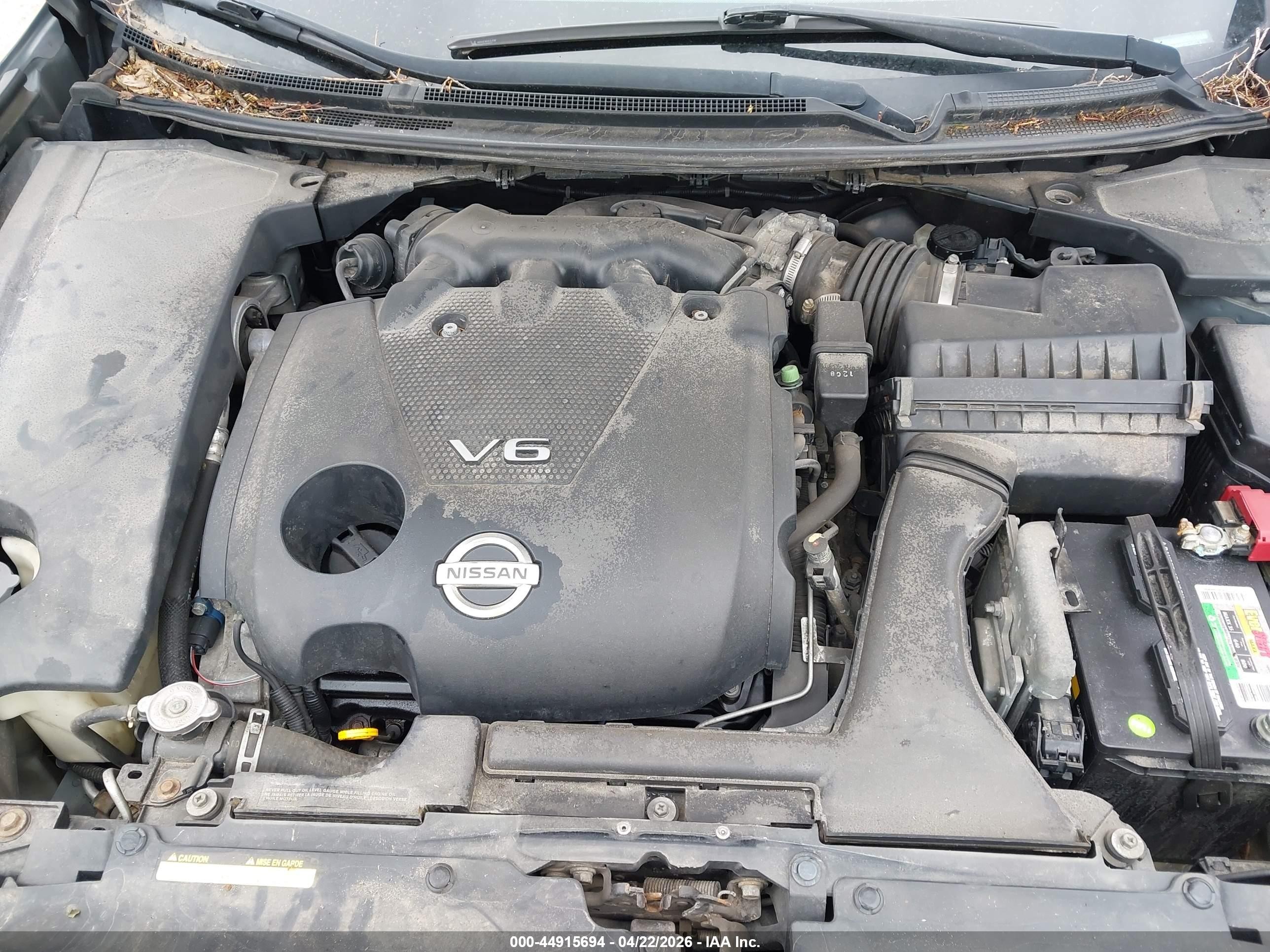 2011 Nissan Maxima 3.5 Sv Gray vin: 1N4AA5AP1BC845733