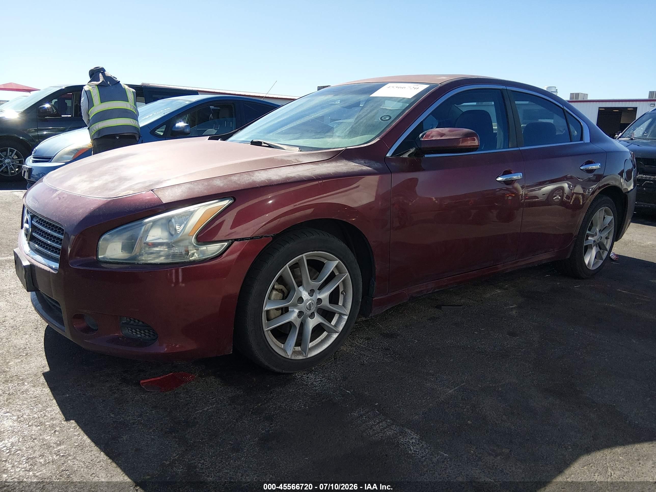 2011 Nissan Maxima 3.5 S Burgundy vin: 1N4AA5AP1BC850821