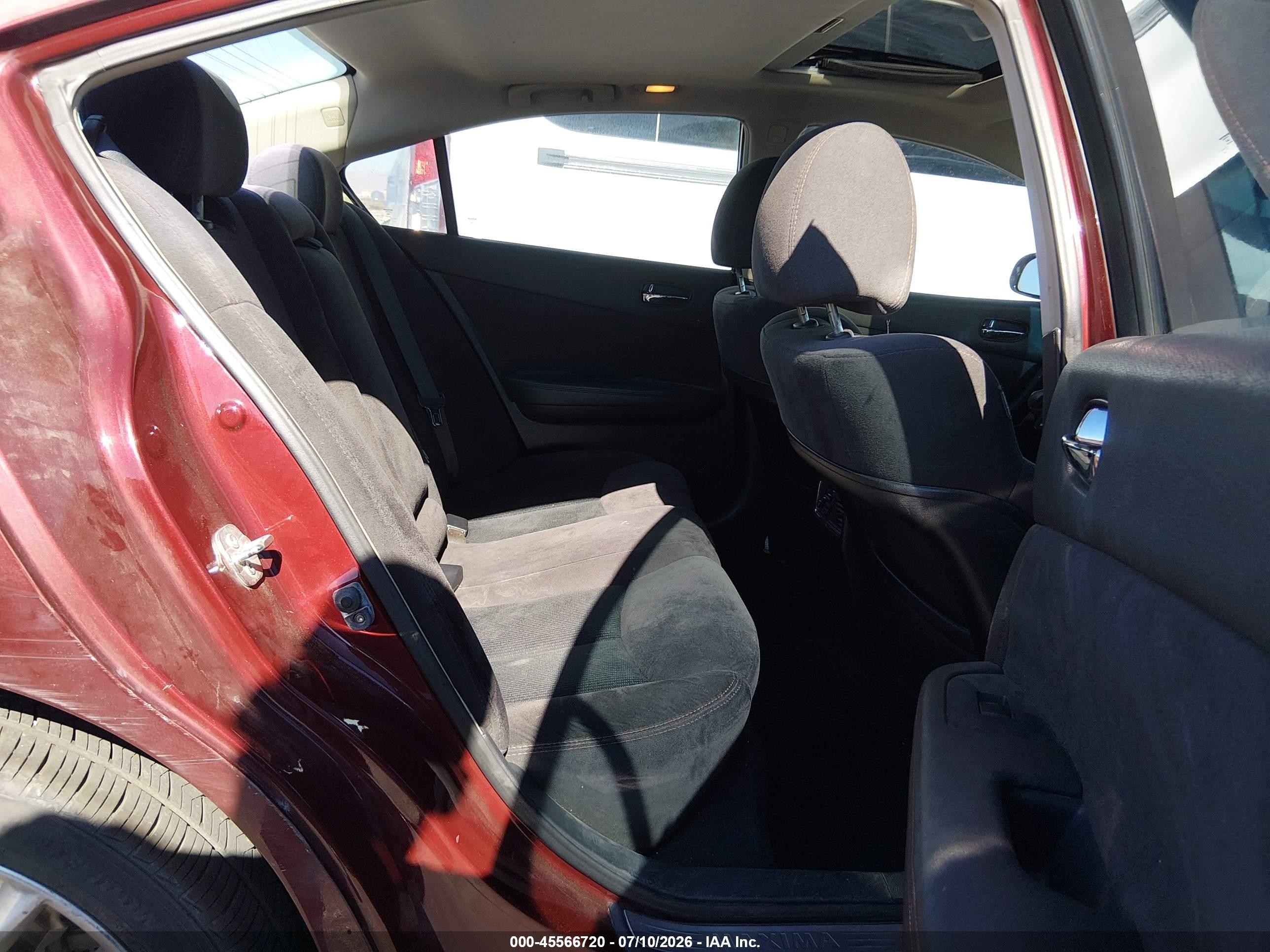 2011 Nissan Maxima 3.5 S Burgundy vin: 1N4AA5AP1BC850821