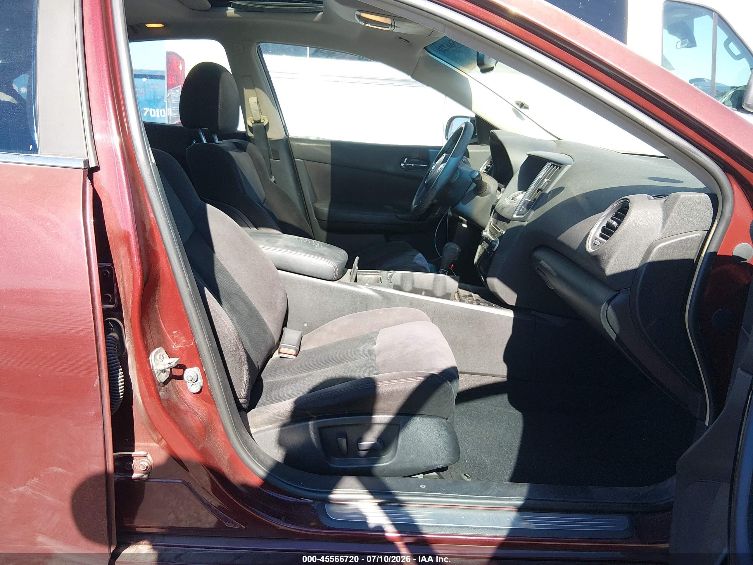 2011 Nissan Maxima 3.5 S Burgundy vin: 1N4AA5AP1BC850821
