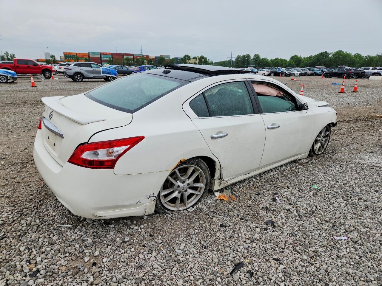 2011 Nissan Maxima 3.5 S White vin: 1N4AA5AP1BC863875