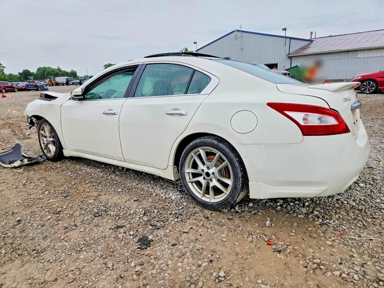 2011 Nissan Maxima 3.5 S White vin: 1N4AA5AP1BC863875