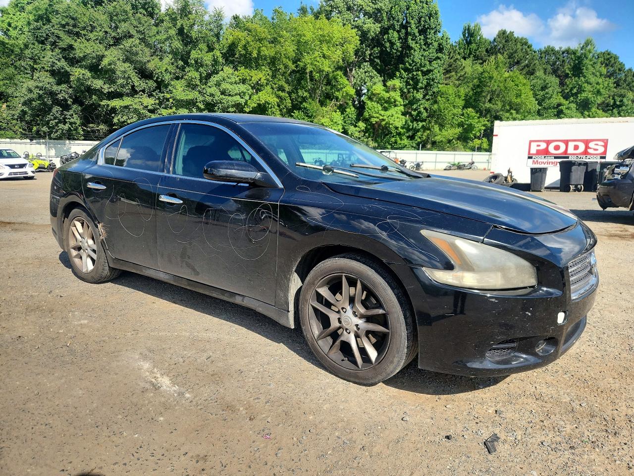 2011 Nissan Maxima 3.5 S Black vin: 1N4AA5AP1BC865691