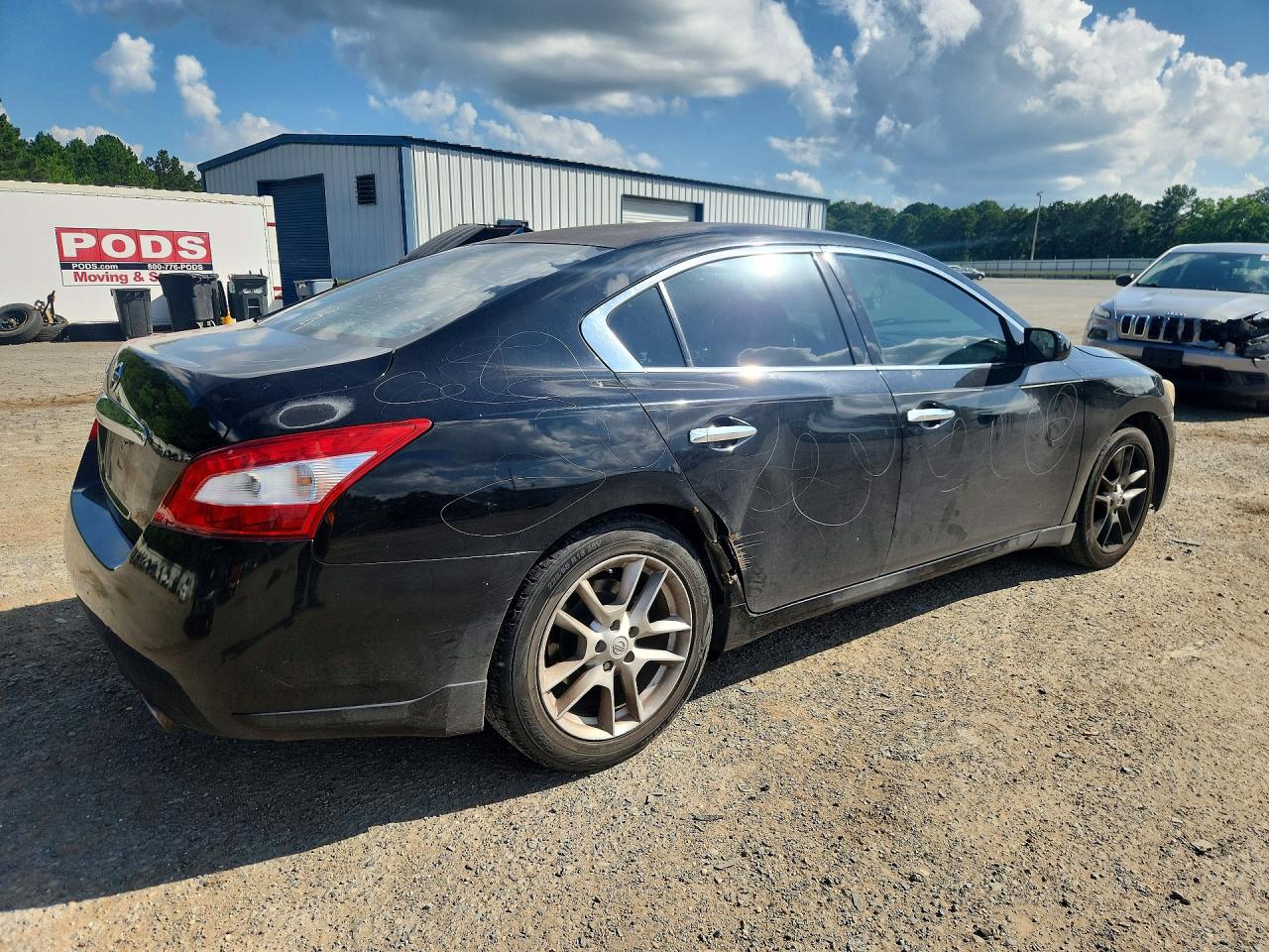 2011 Nissan Maxima 3.5 S Black vin: 1N4AA5AP1BC865691