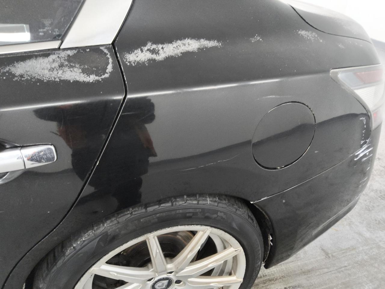 2012 Nissan Maxima 3.5 S Черный vin: 1N4AA5AP1CC810546 Damage: Left Qtr Panel, Oxidized, > 12 Inches