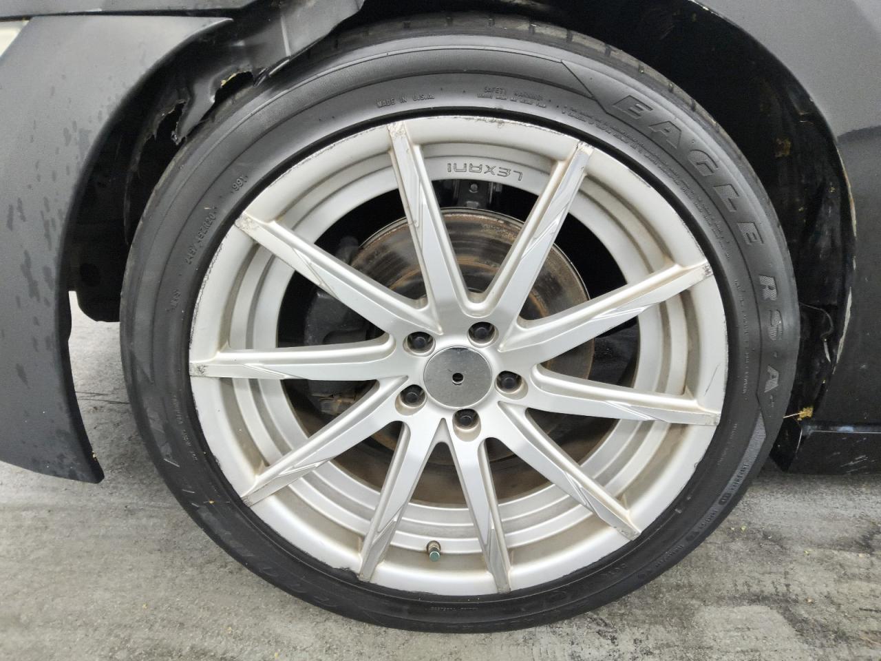 2012 Nissan Maxima 3.5 S Черный vin: 1N4AA5AP1CC810546 Damage: Left Front Wheel, Broken, Replacement Required