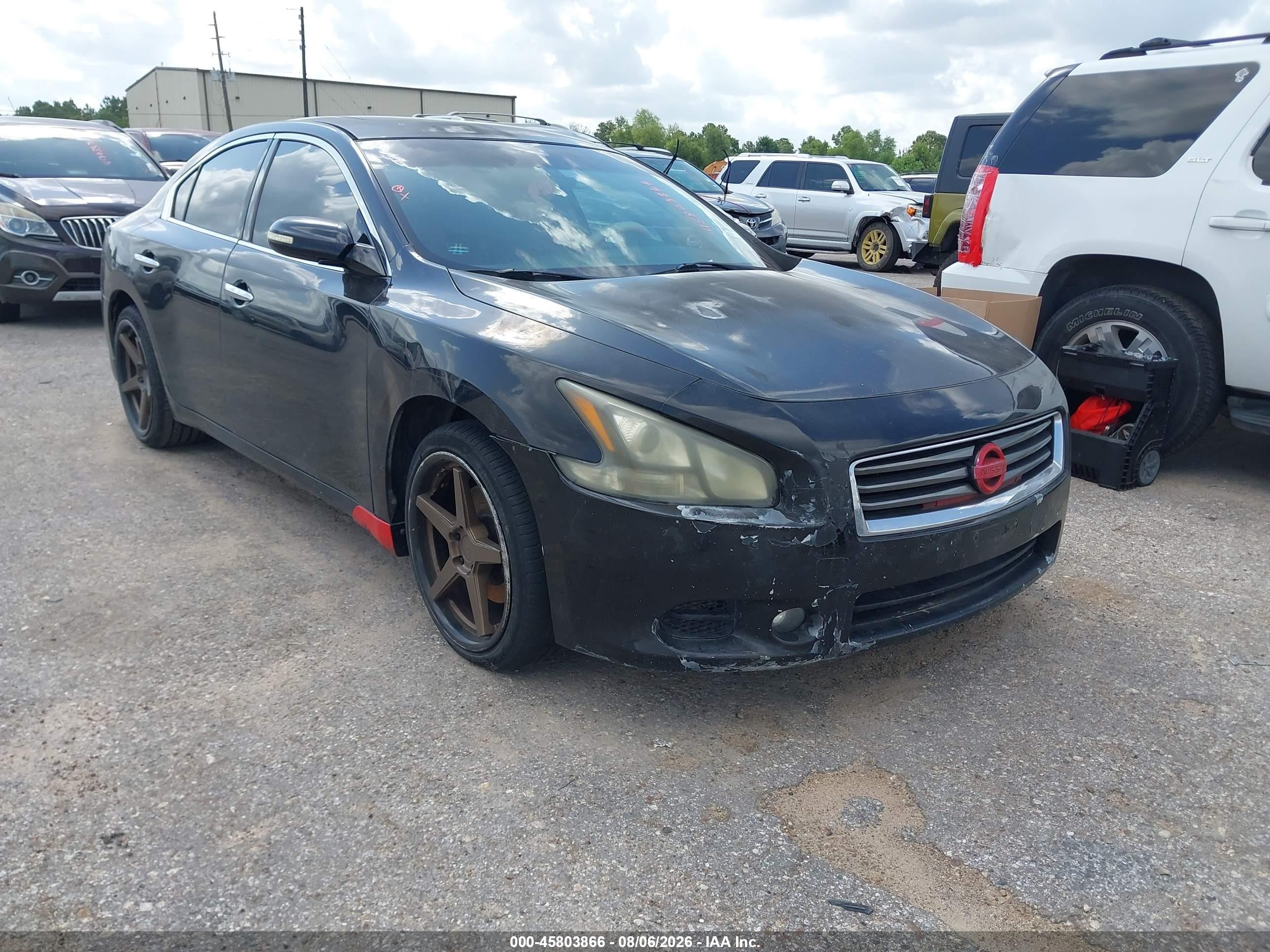 2012 Nissan Maxima 3.5 Sv Black vin: 1N4AA5AP1CC818033