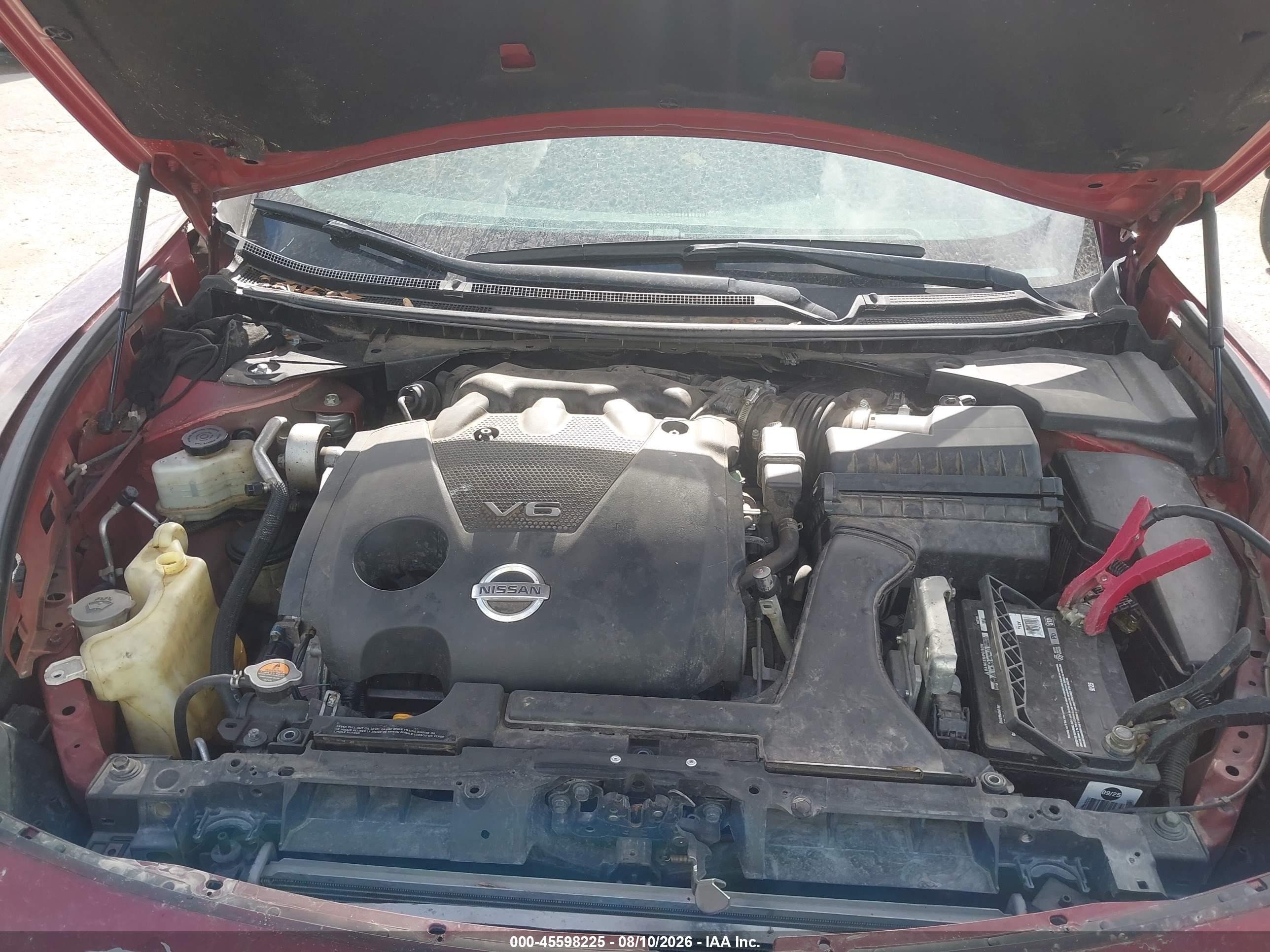 2012 Nissan Maxima 3.5 Sv Burgundy vin: 1N4AA5AP1CC821563