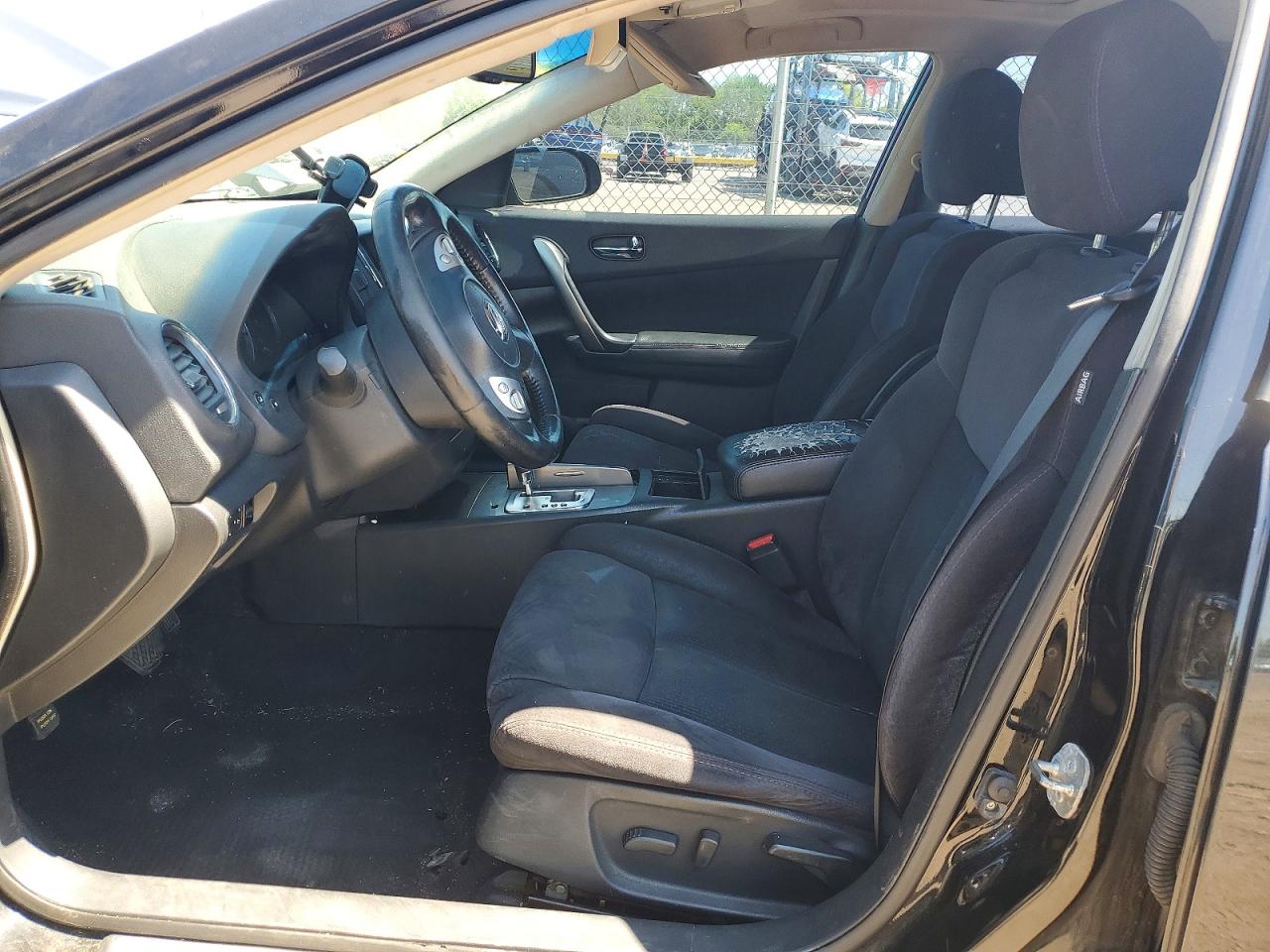 2012 Nissan Maxima 3.5 S Black vin: 1N4AA5AP1CC822373
