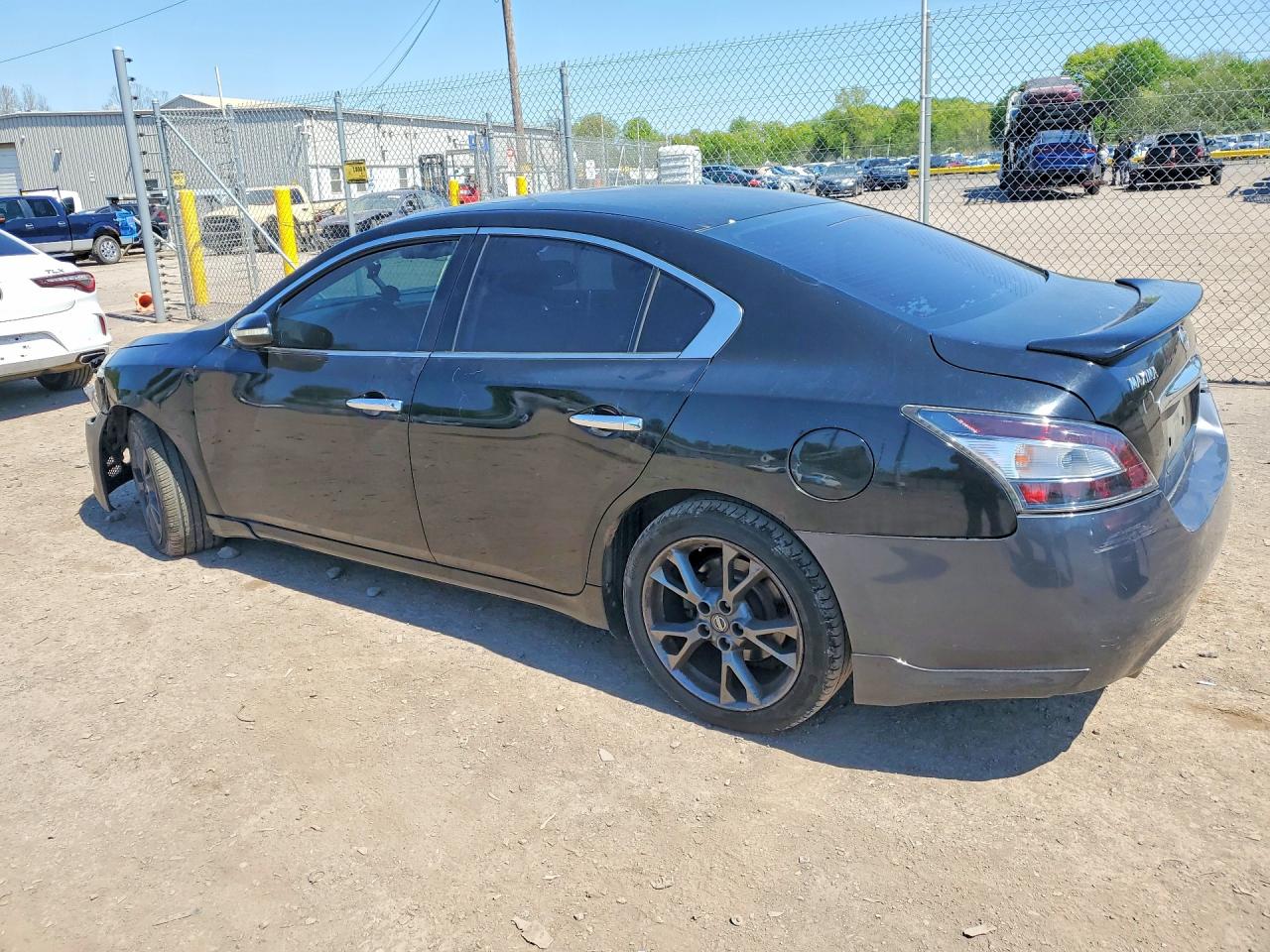 2012 Nissan Maxima 3.5 S Black vin: 1N4AA5AP1CC822373