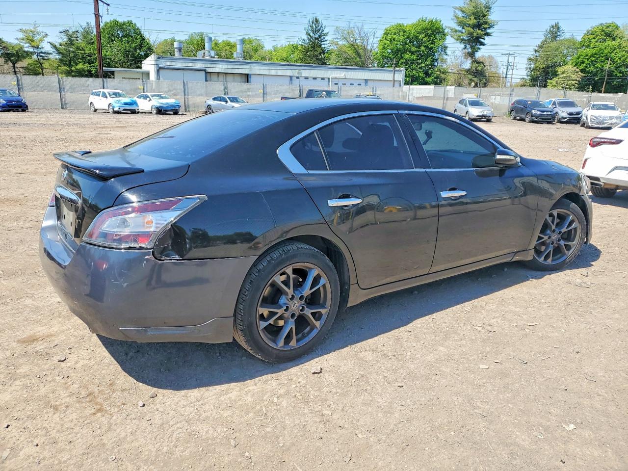 2012 Nissan Maxima 3.5 S Black vin: 1N4AA5AP1CC822373