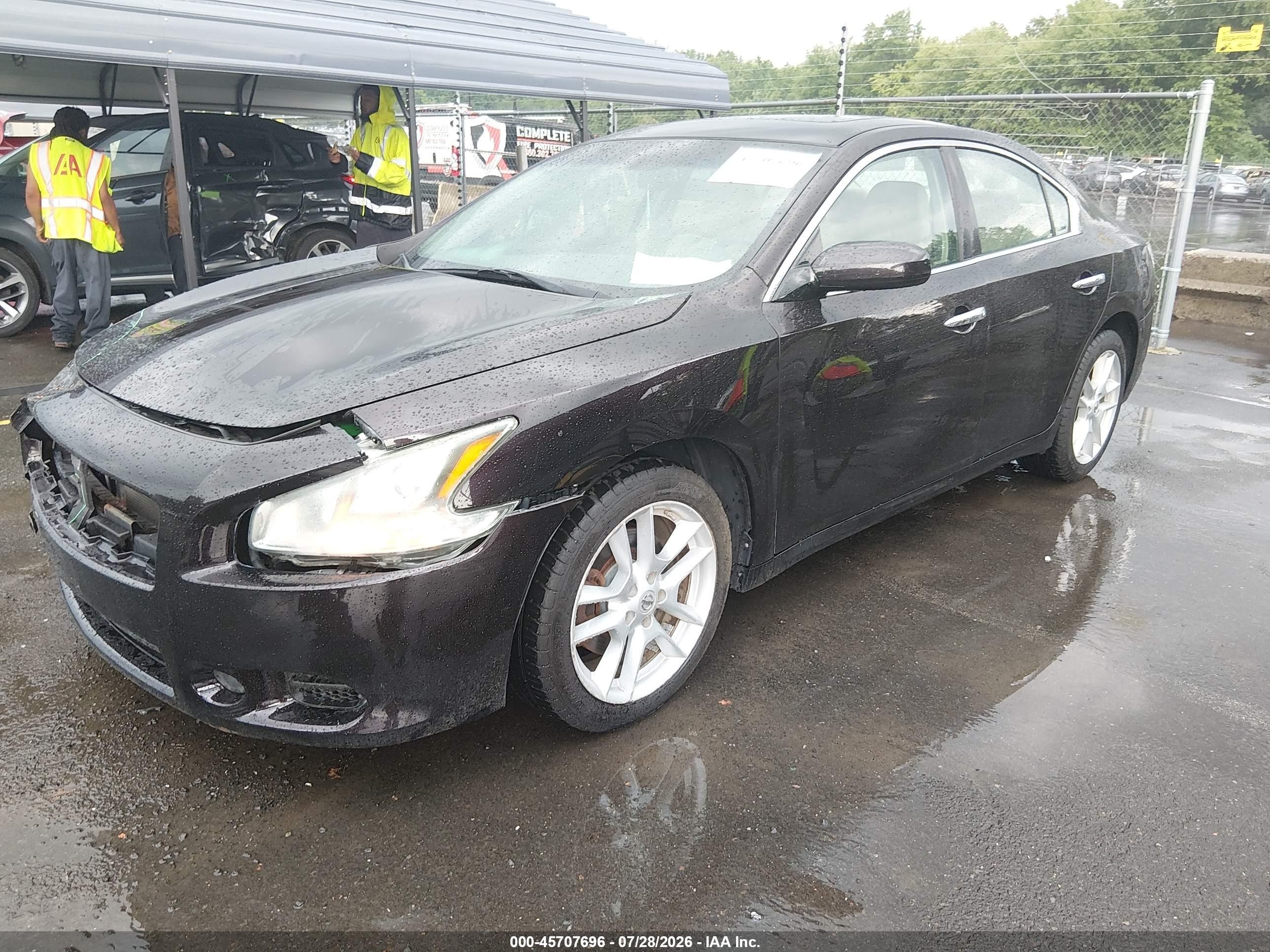 2012 Nissan Maxima 3.5 S Purple vin: 1N4AA5AP1CC824057