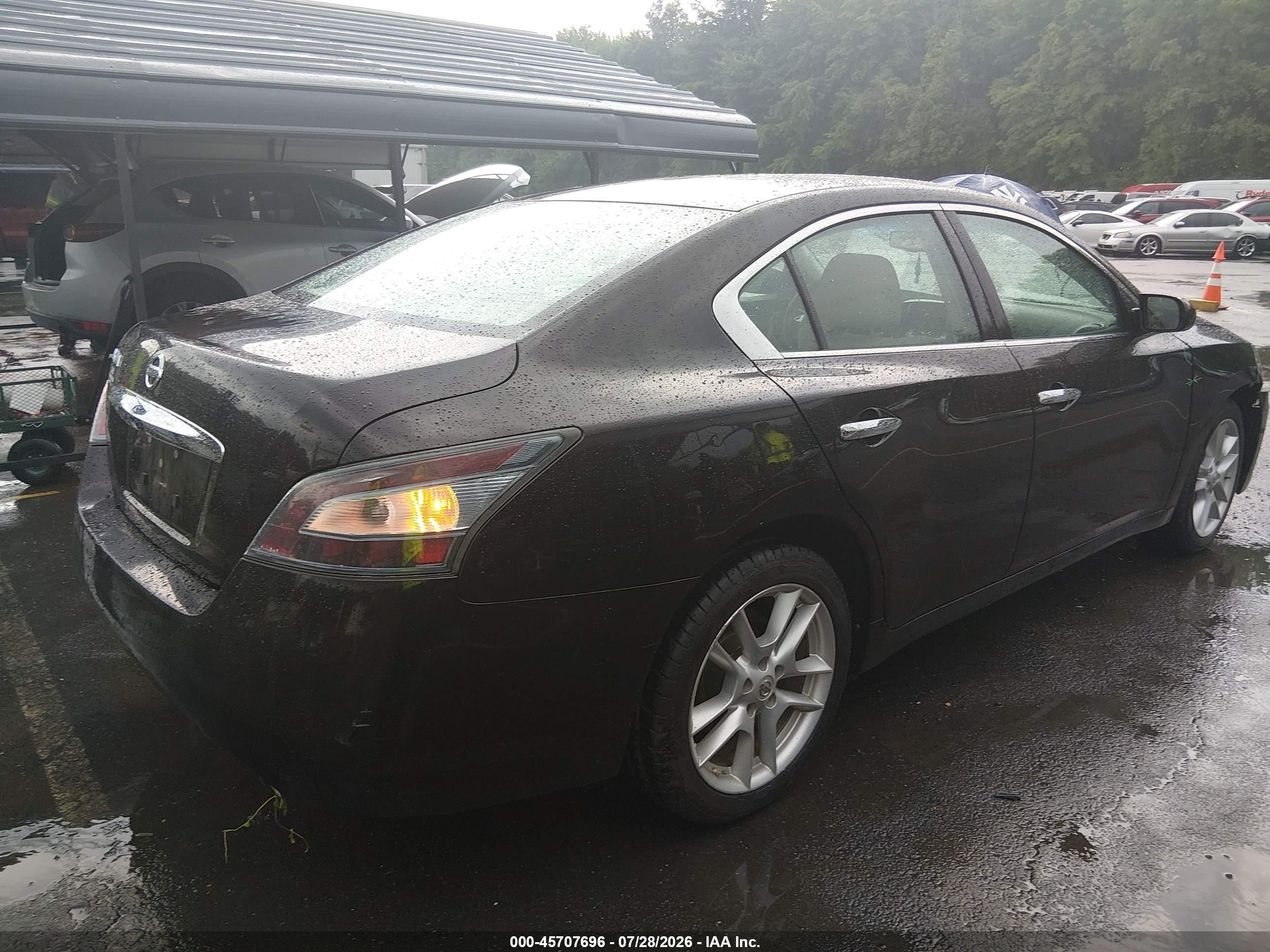 2012 Nissan Maxima 3.5 S Purple vin: 1N4AA5AP1CC824057