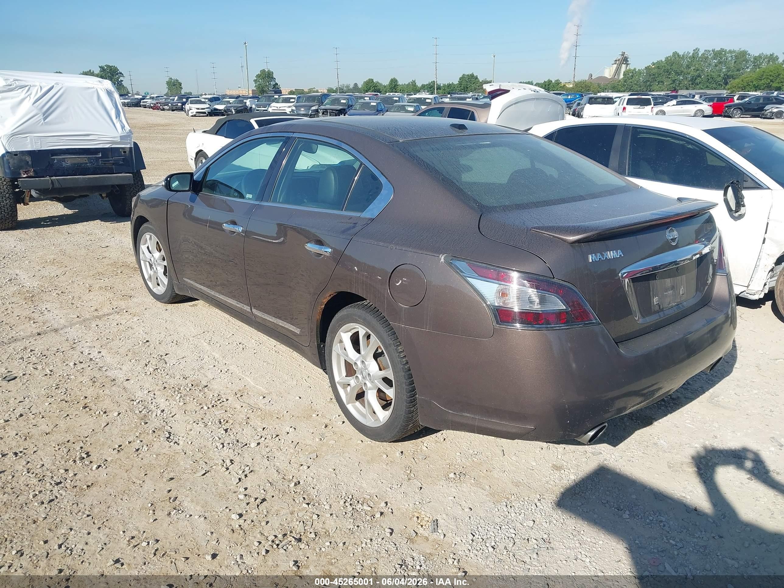2012 Nissan Maxima 3.5 Sv Black vin: 1N4AA5AP1CC832434