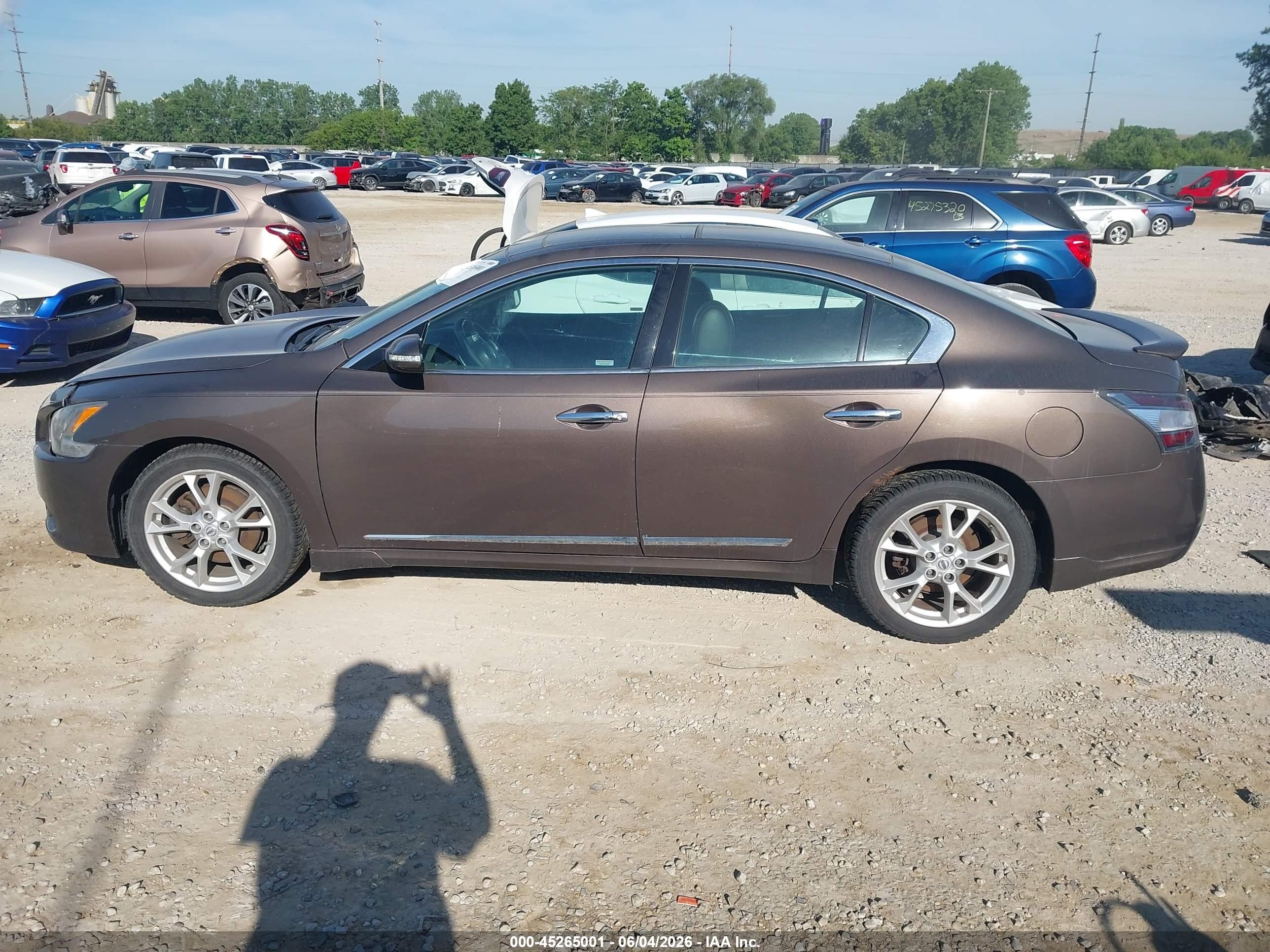 2012 Nissan Maxima 3.5 Sv Black vin: 1N4AA5AP1CC832434