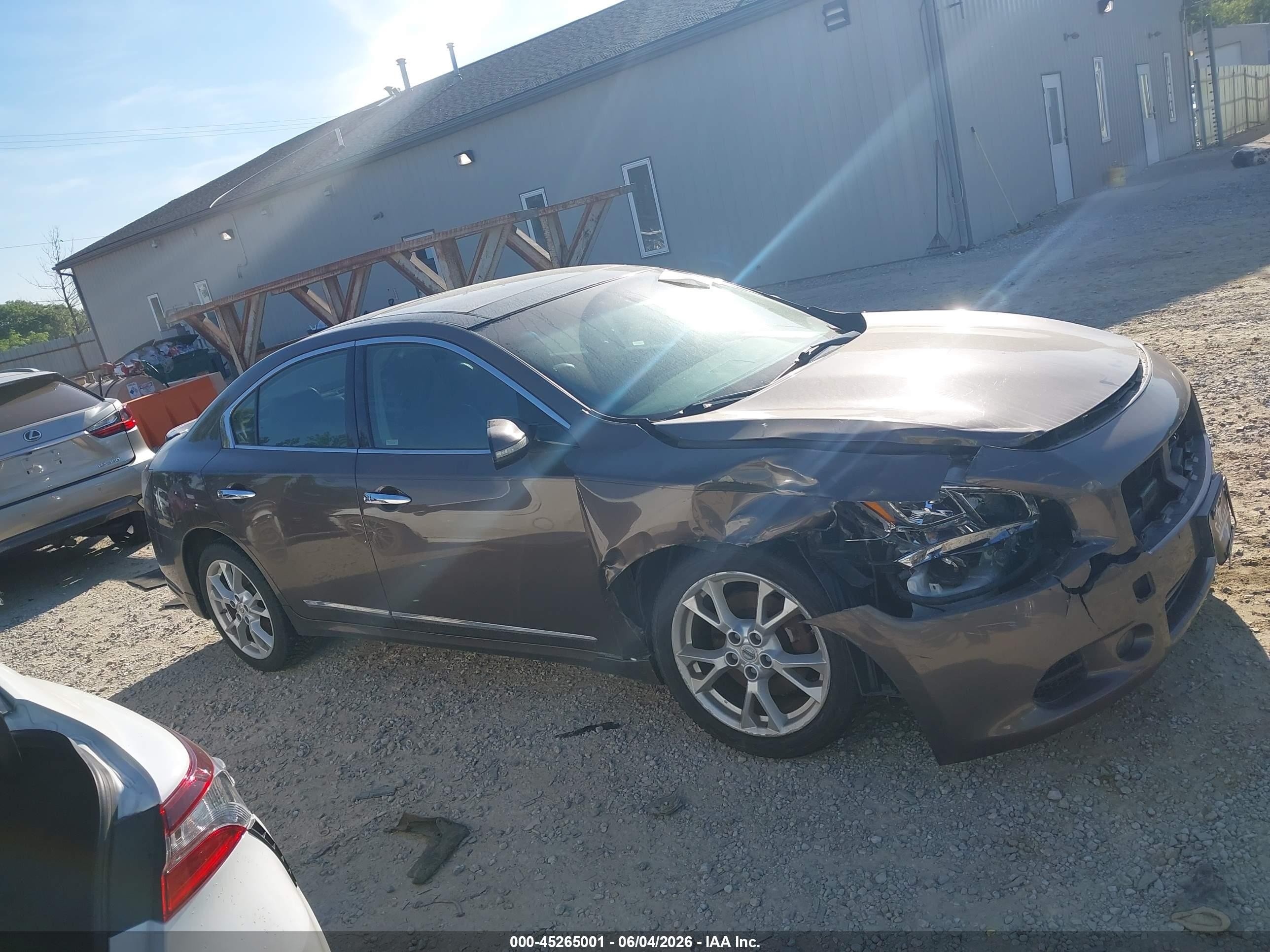 2012 Nissan Maxima 3.5 Sv Black vin: 1N4AA5AP1CC832434
