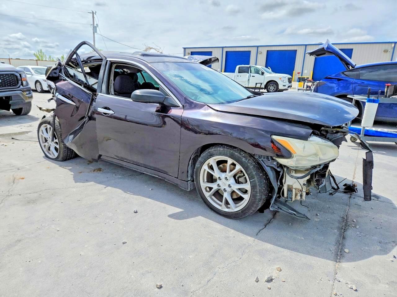 2012 Nissan Maxima 3.5 S Black vin: 1N4AA5AP1CC837634