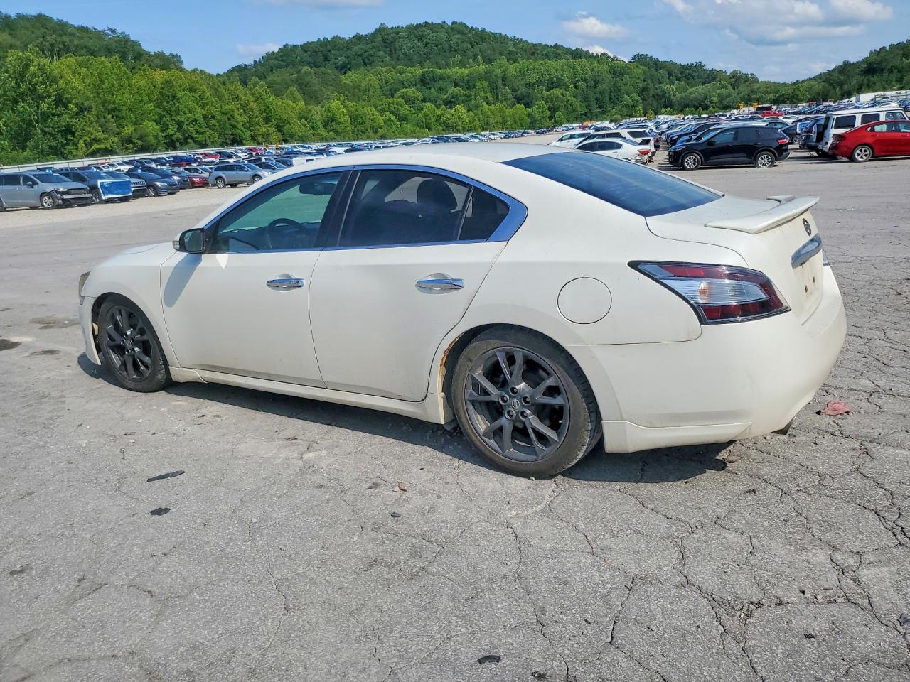 2012 Nissan Maxima 3.5 S White vin: 1N4AA5AP1CC840260